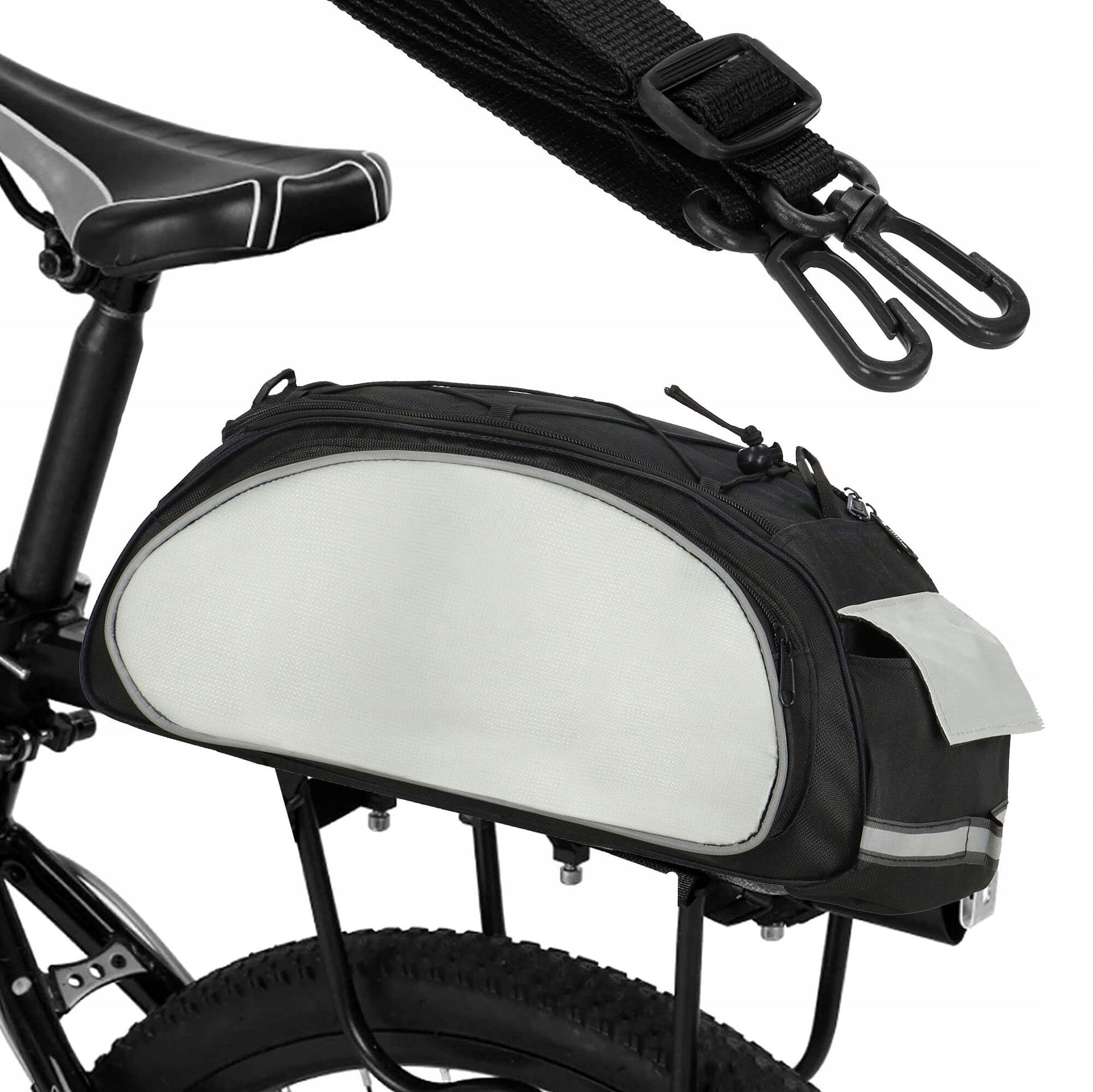 VERY ROOMY BICYCLE BAG FOR BIKE FRAME PANNIER TRUNK LARGE TRUNK CASE Packaging status original
