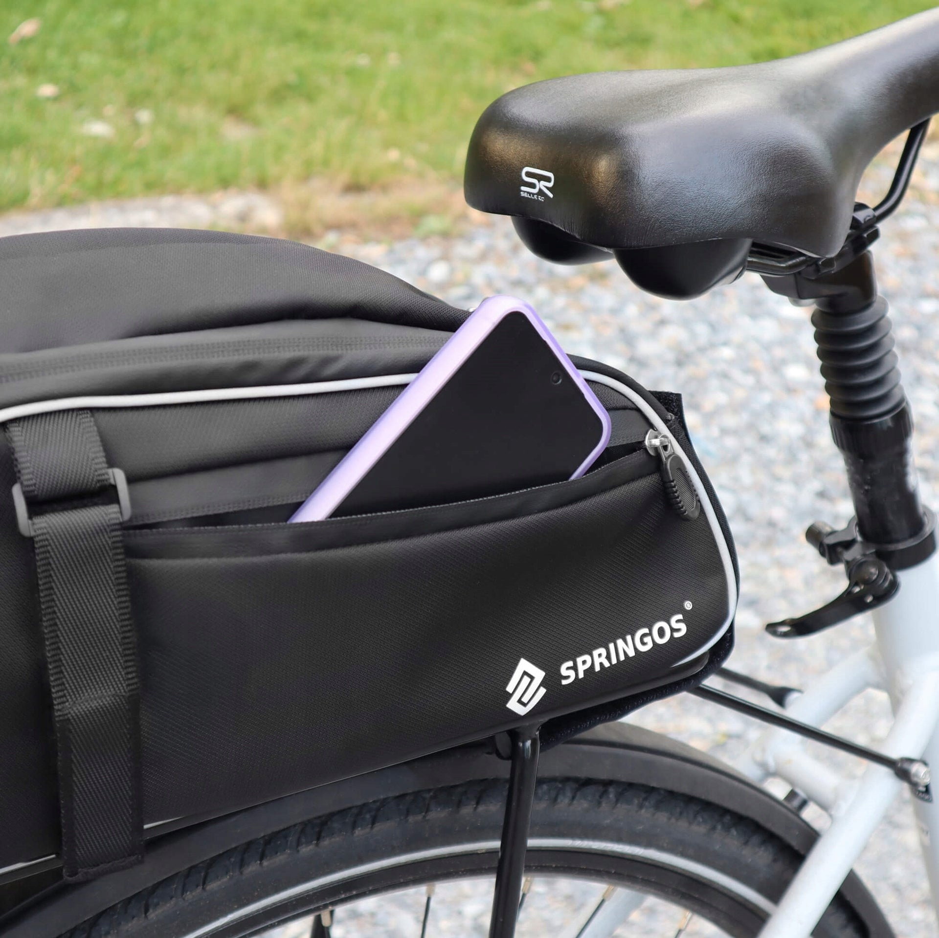 VERY ROOMY BICYCLE BAG FOR BIKE FRAME PANNIER TRUNK LARGE TRUNK CASE Packaging status original
