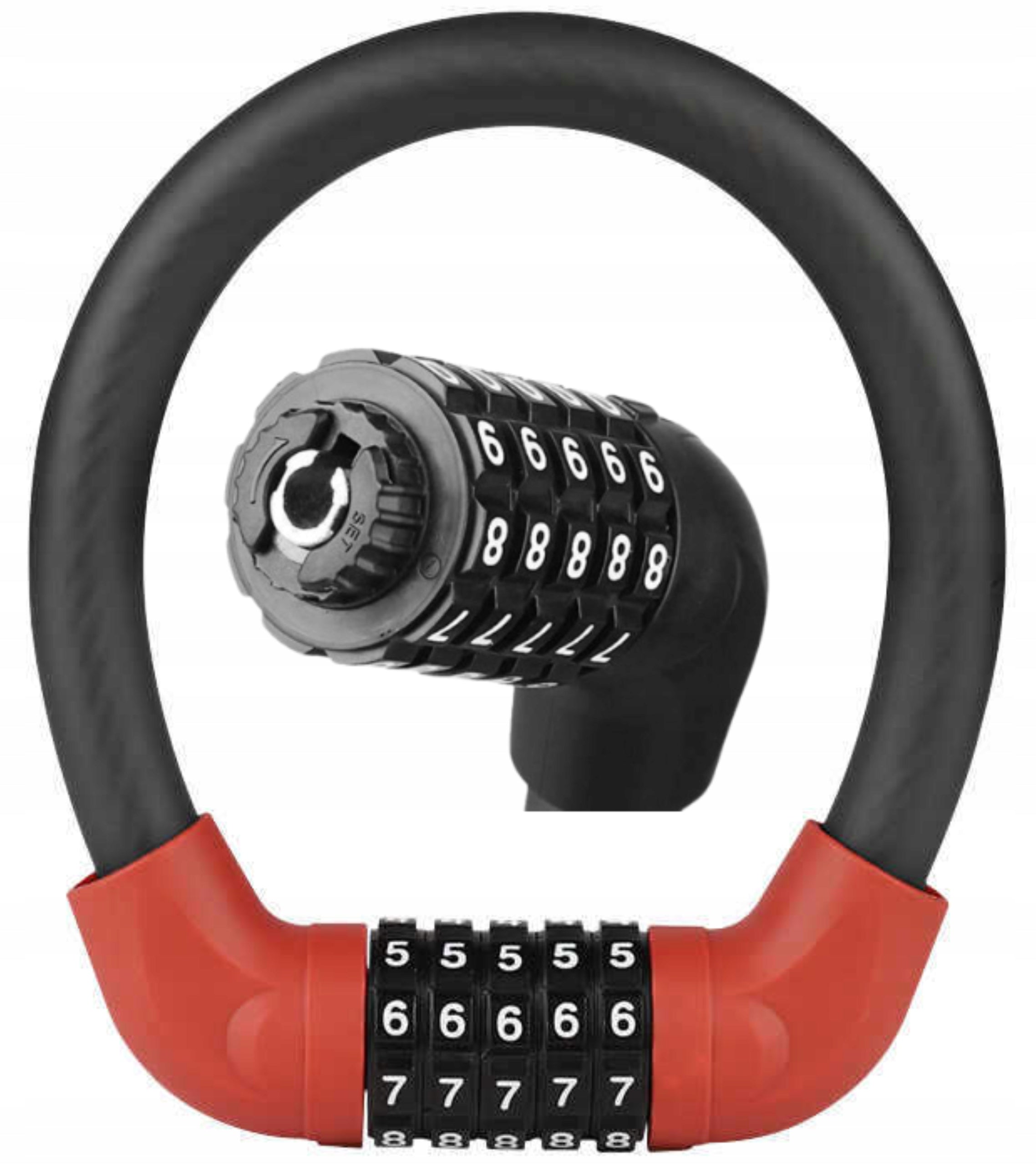 VERY STRONG U-LOCK WITH 5-DIGIT CODE FOR BIKE AND SCOOTER