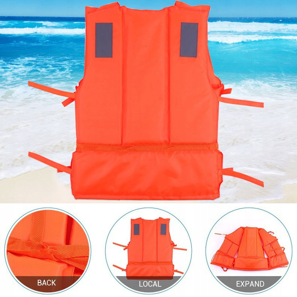 VEST WITH WHISTLE LIFE JACKET FOR SWIMMING Packaging status original