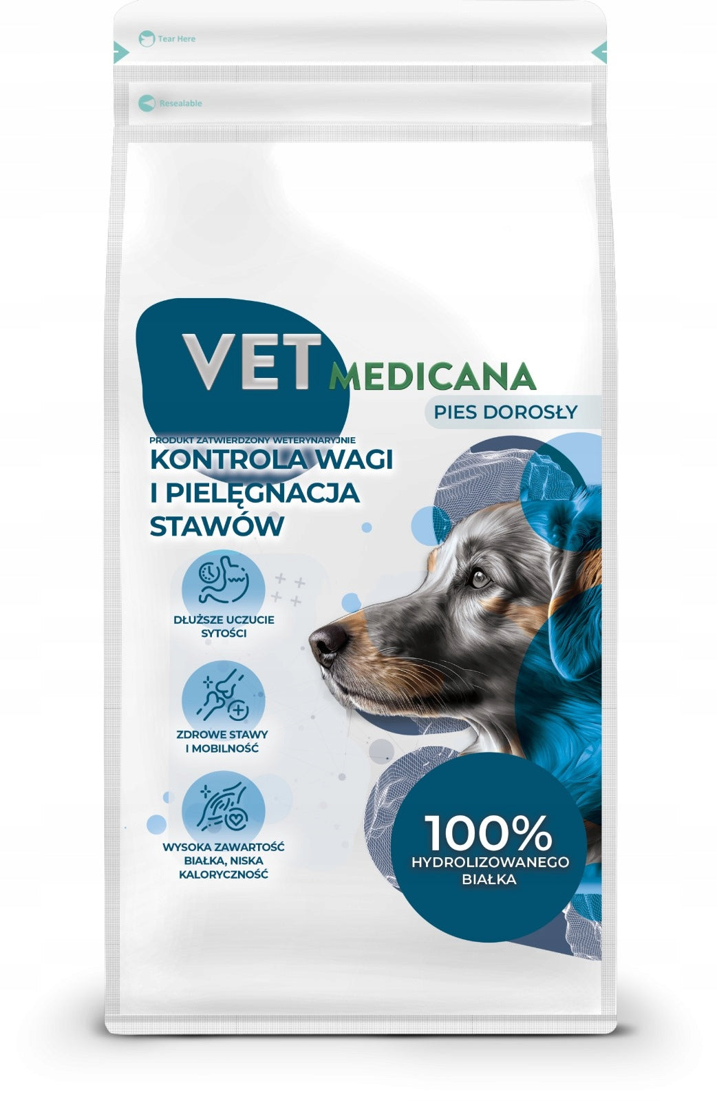 VET MEDICANA WEIGHT CONTROL AND JOINT CARE 10kg hydrolyzed protein