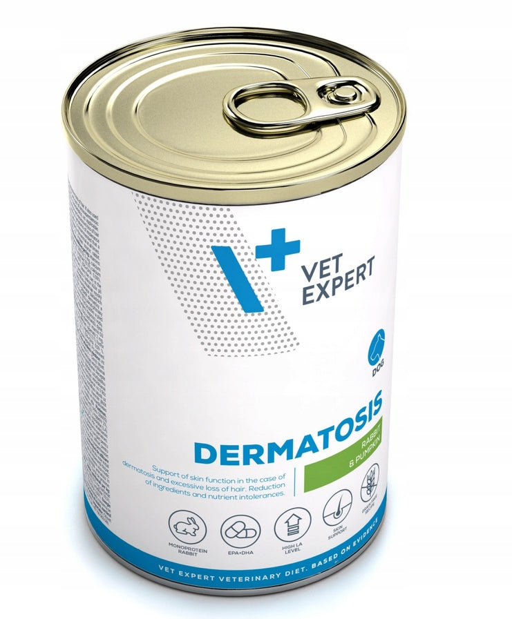 VETEXPERT Veterinary Diet Dermatosis Dog Rabbit and Pumpkin 400g Brand Vet Expert
