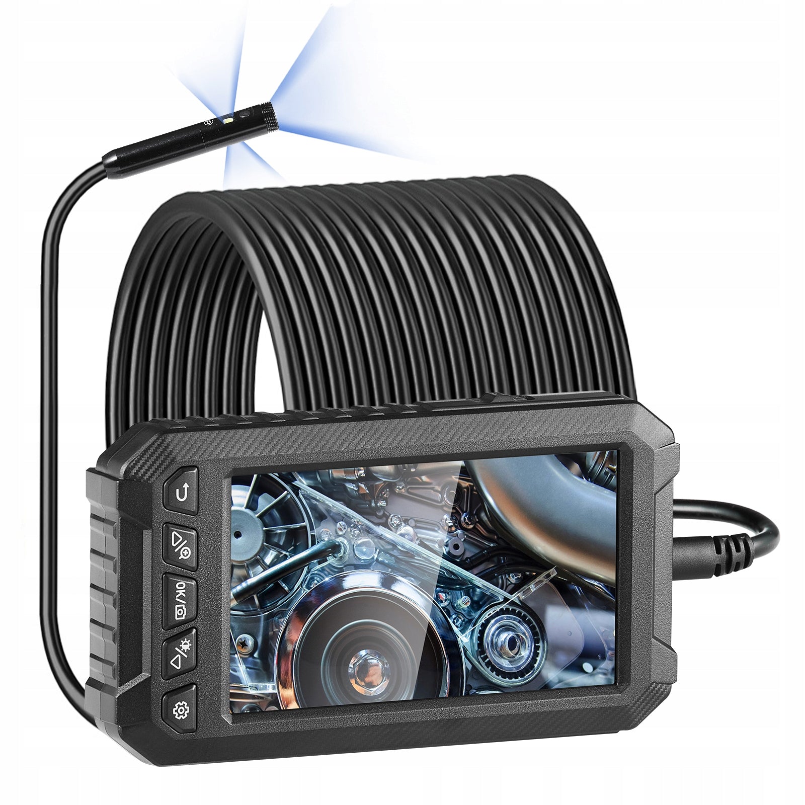 VEVOR 15M Endoscope Camera With Lighting Triple Lens For Car Brand Vevor