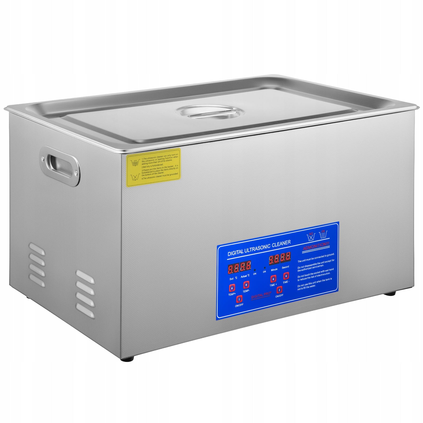 VEVOR 22L 480W Ultrasonic Cleaner with SUS304 Basket Timer Brand no brand