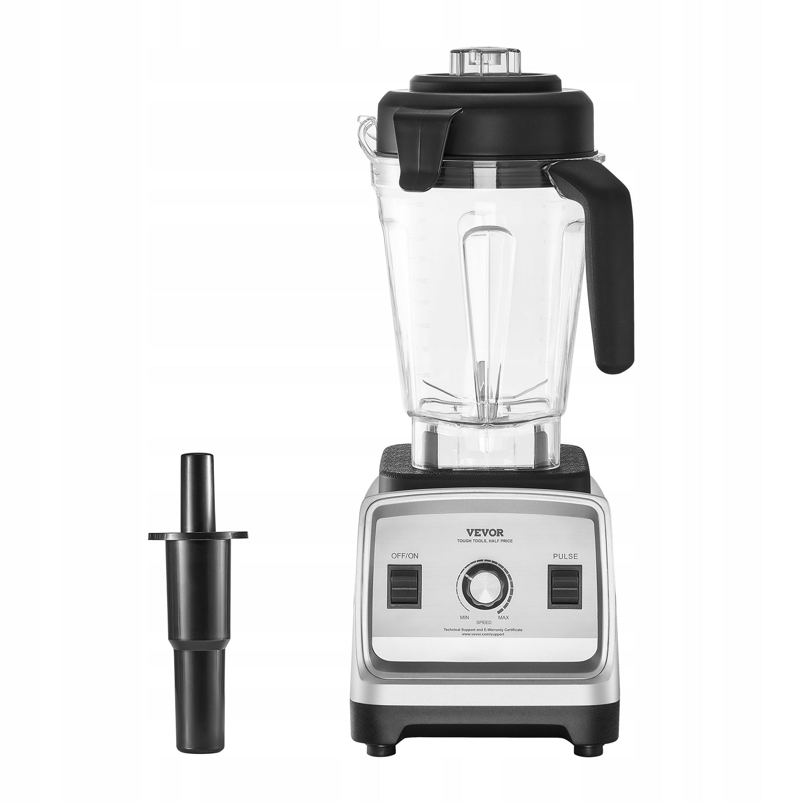 VEVOR 85 oz 1400W Blender for Smoothies Food Processing Blender for Kitchen Power rating 1600 W