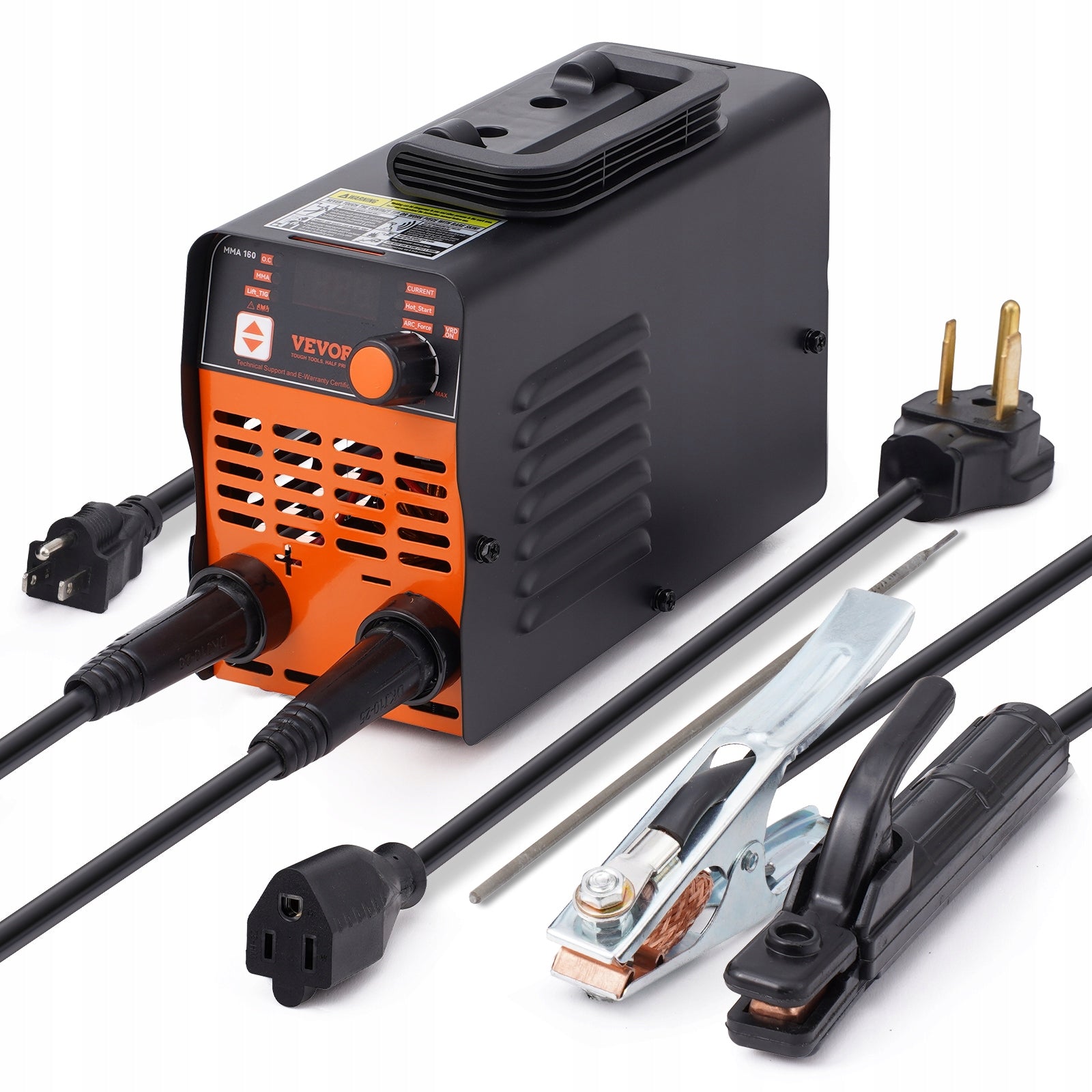 VEVOR ARC Stick Welder 220V 160A 2-in-1 Lift TIG Welding Machine Hot Start