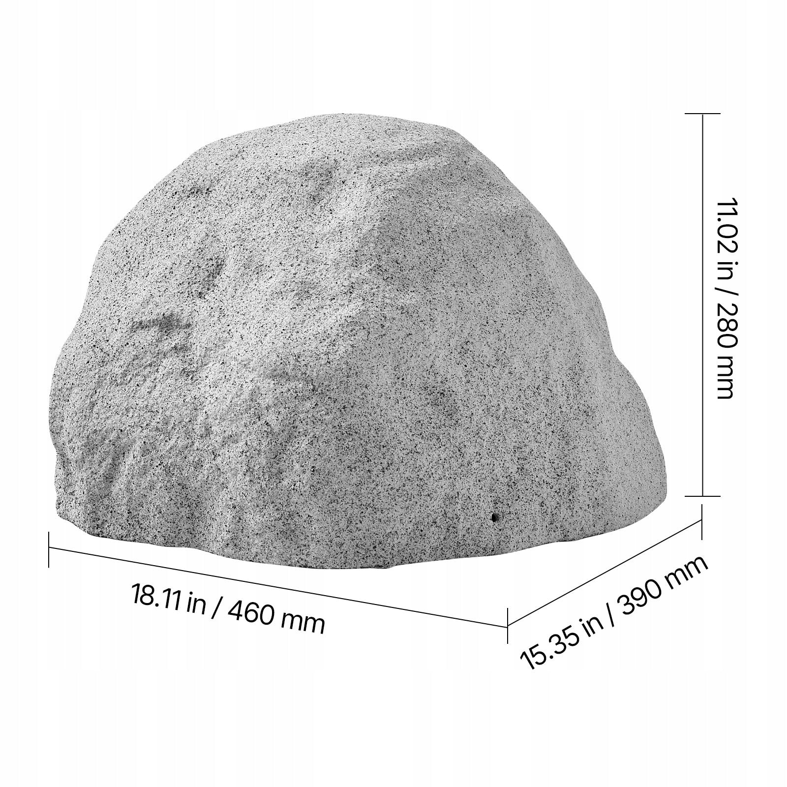 VEVOR Artificial Stone Size S Realistic Appearance And Windproof Grey Manufacturer Vevor