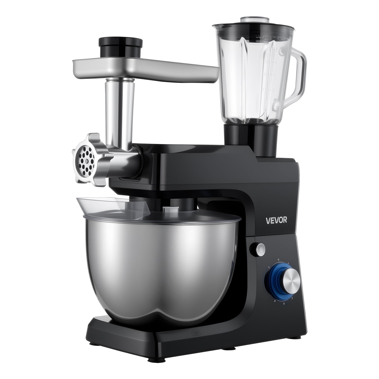 VEVOR Cake Mixer 1500W Electric Food Processor With Bowl 7,8L Power rating 1500 W