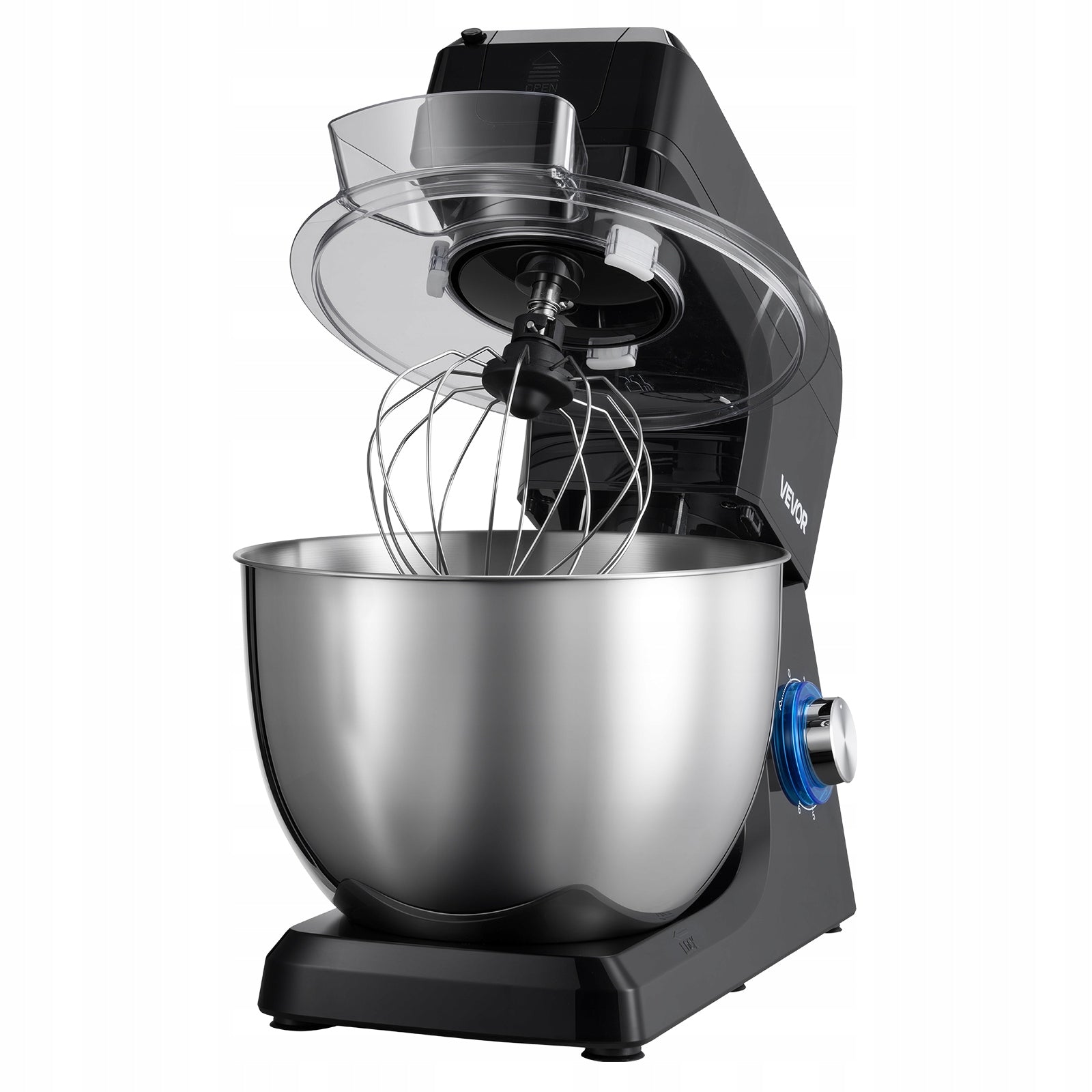 VEVOR Cake Mixer 1500W Electric Food Processor With Bowl 7,8L