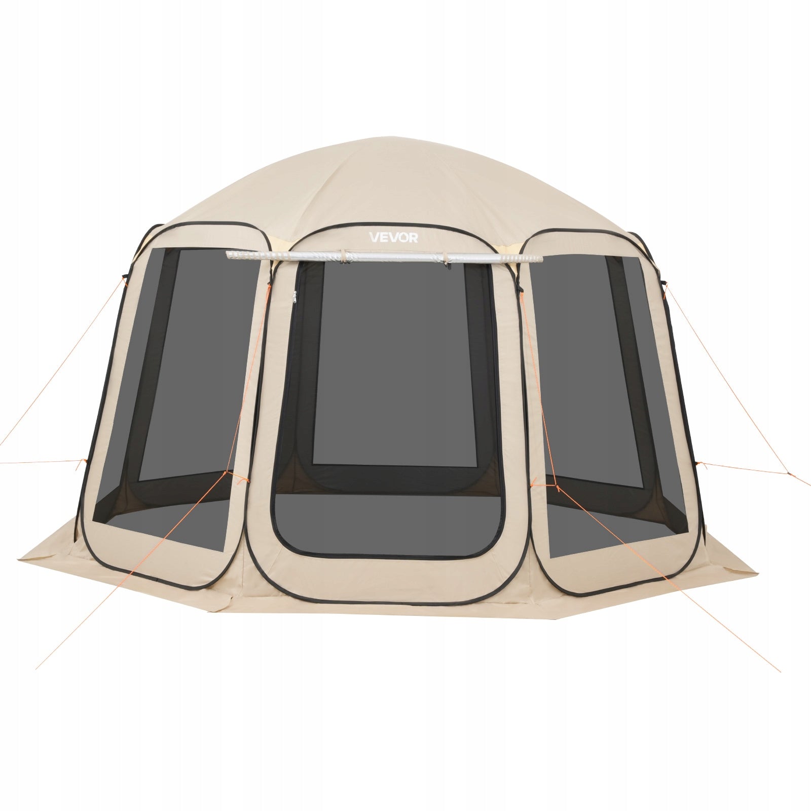 VEVOR Camping Tent 365,76x335,28x230CM 10-12People With Reclining Awning Brand Vevor