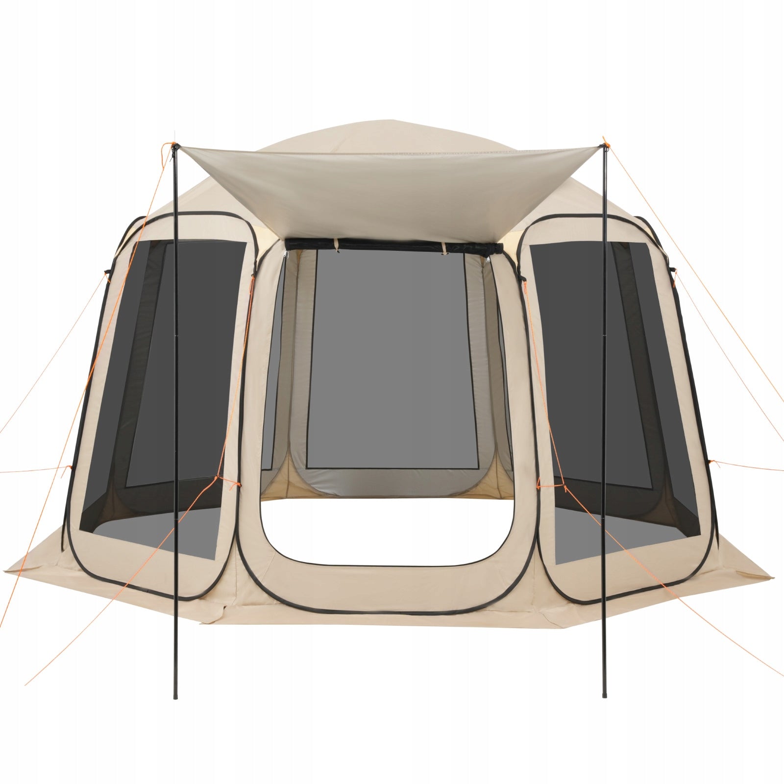 VEVOR Camping Tent 365,76x335,28x230CM 10-12People With Reclining Awning