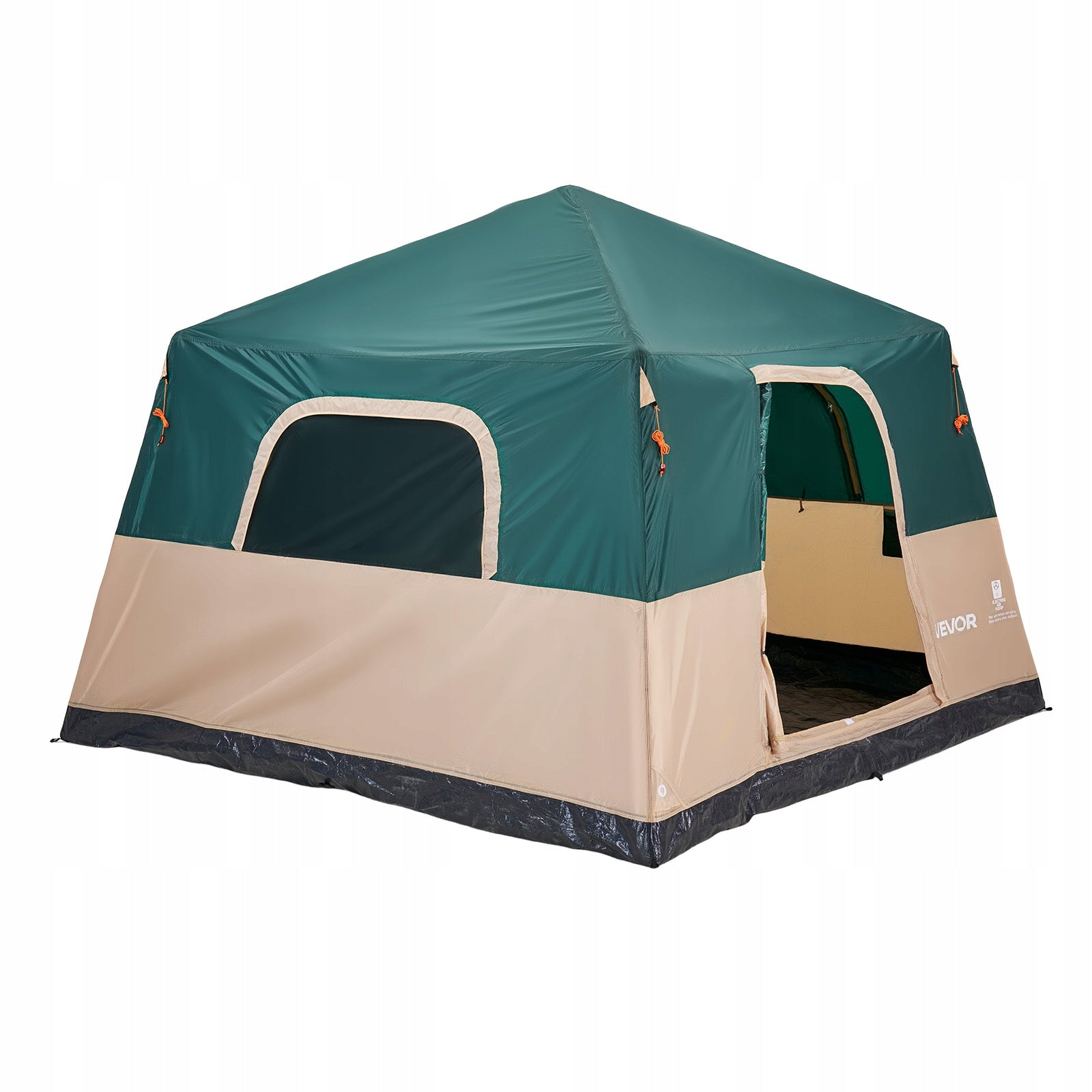 VEVOR Camping Tent For 6 Persons Inflatable Family Tent Green Brand Vevor