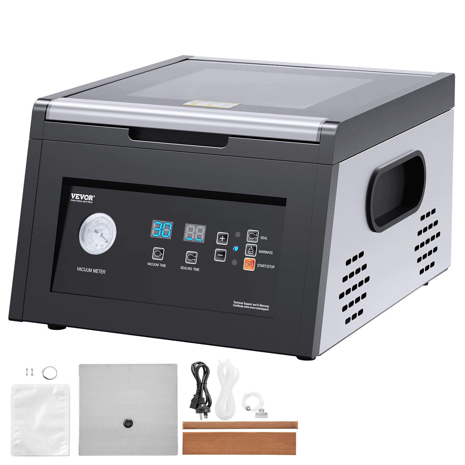 VEVOR Chamber Vacuum Welding Machine 380W With Welding Length 290MM