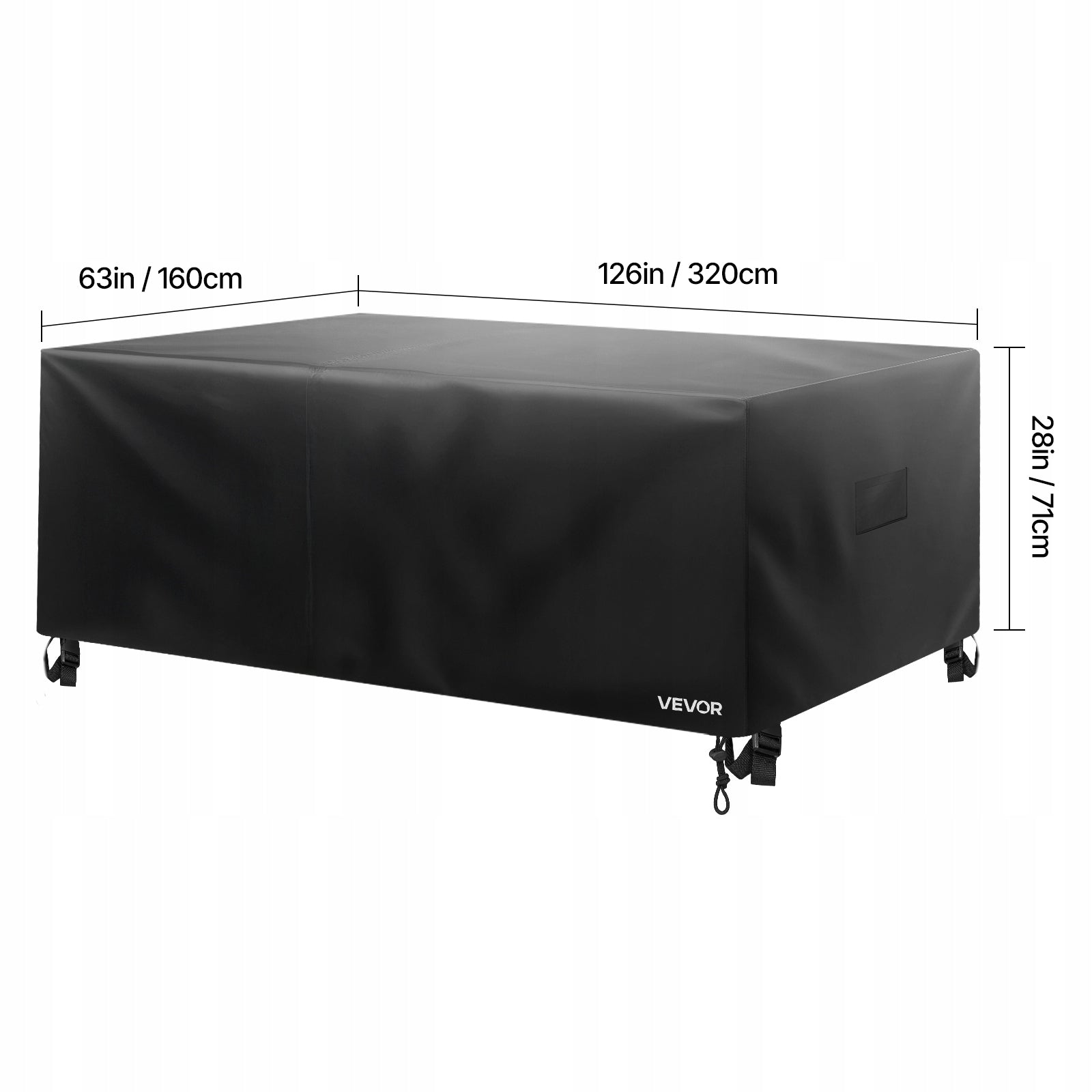 VEVOR Cover for Garden Furniture 320x160x71CM Oxford Fabric Waterproof EAN (GTIN) 197988155591