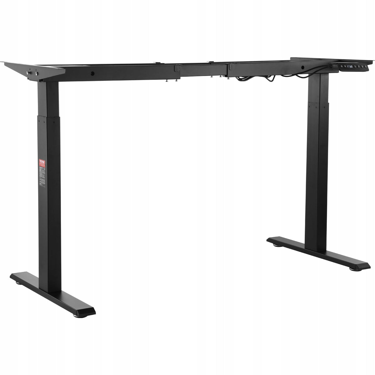 VEVOR Electric Standing Desk Frame Dual Motor Adjustable 70-117 cm H Black Manufacturer code SJZDZSDJ2J70US