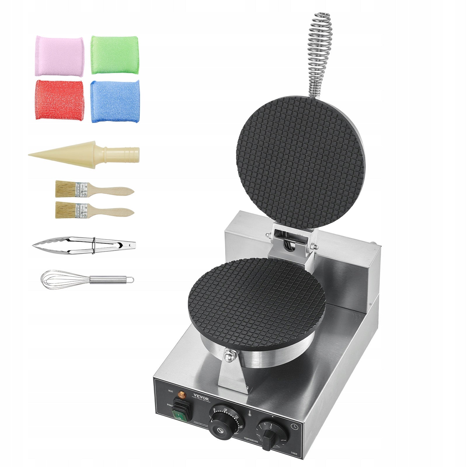 VEVOR Electric Waffle Iron Commercial Ice Cream Machine In Cones 1230W 1P Manufacturer code SYBJLTTHFBJDE