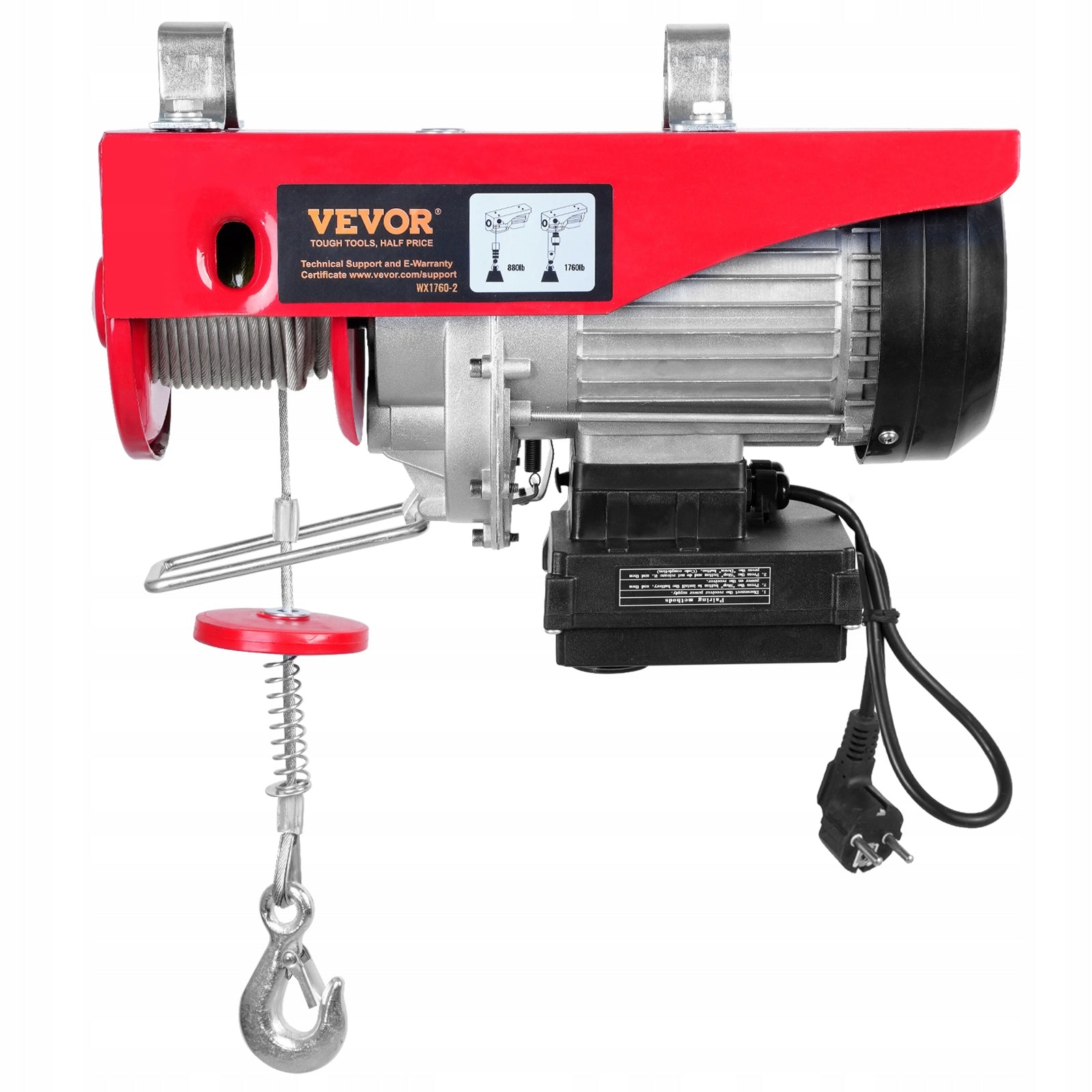 VEVOR Electric Winch 800KG 10M/Min Load Capacity With Wireless Remote Control Brand no brand