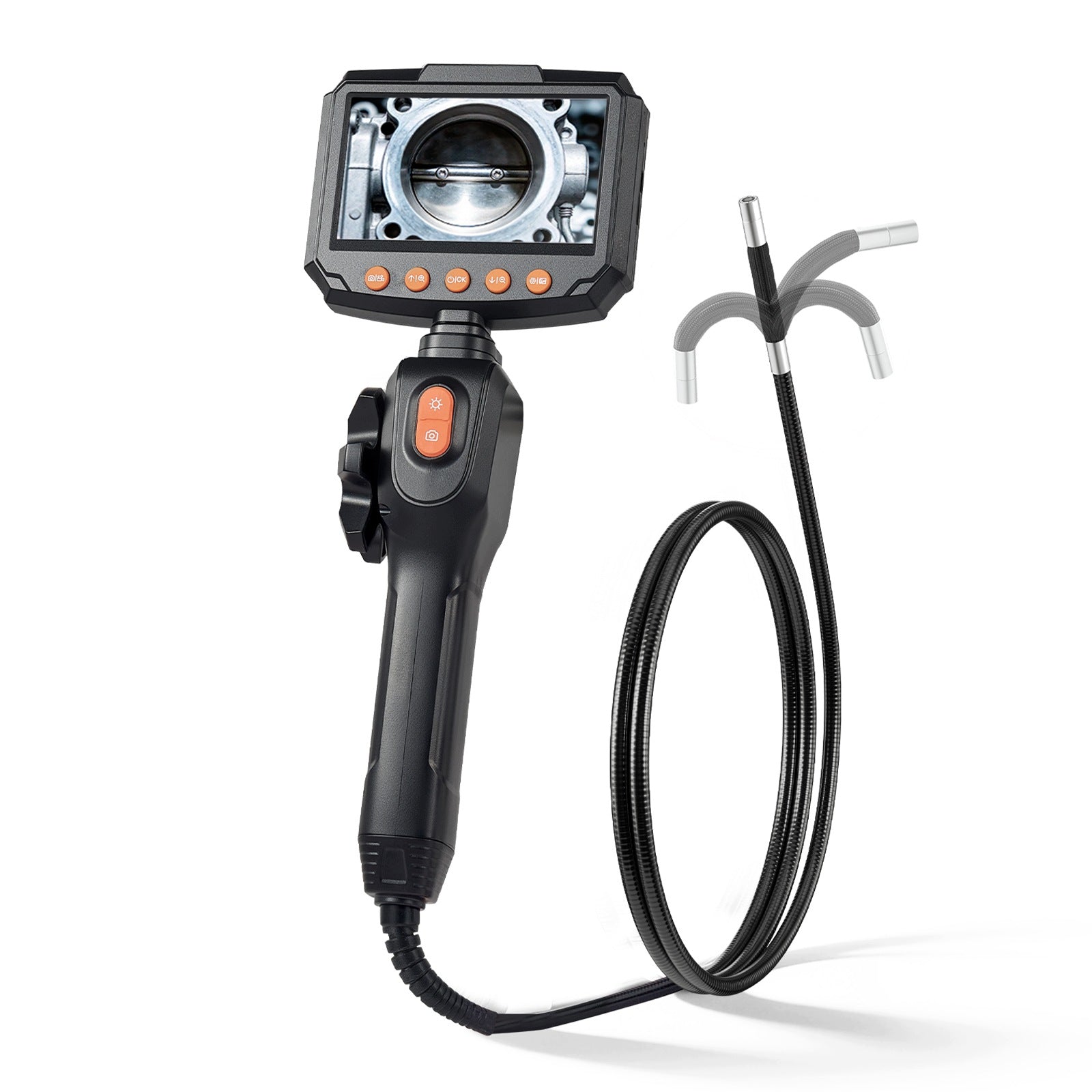 VEVOR Endoscope Camera 1,5M Rotating With Lighting And 4,3" Display