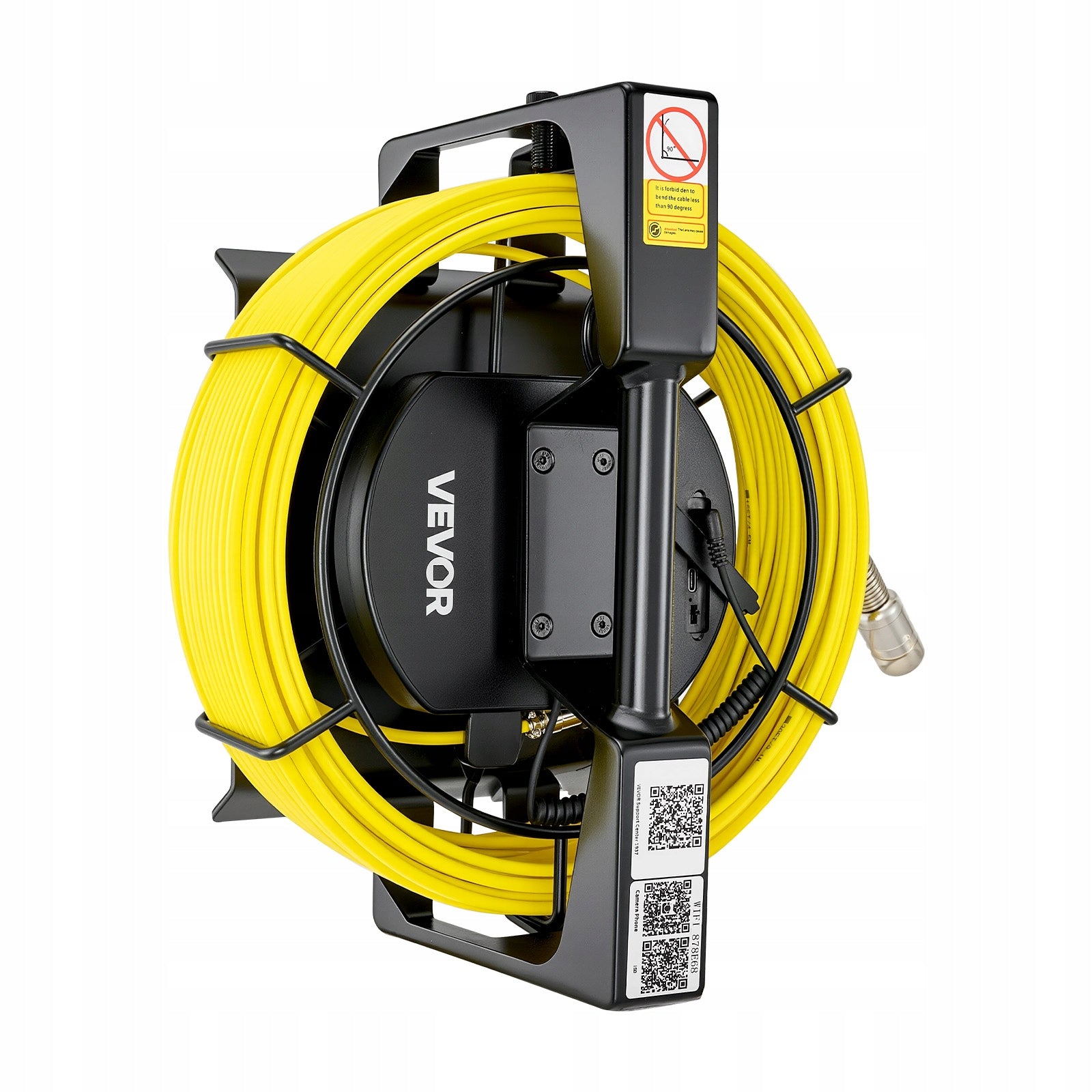 VEVOR Endoscope Camera 50M With Wi-Fi Battery 4500MAh And Meter Marking