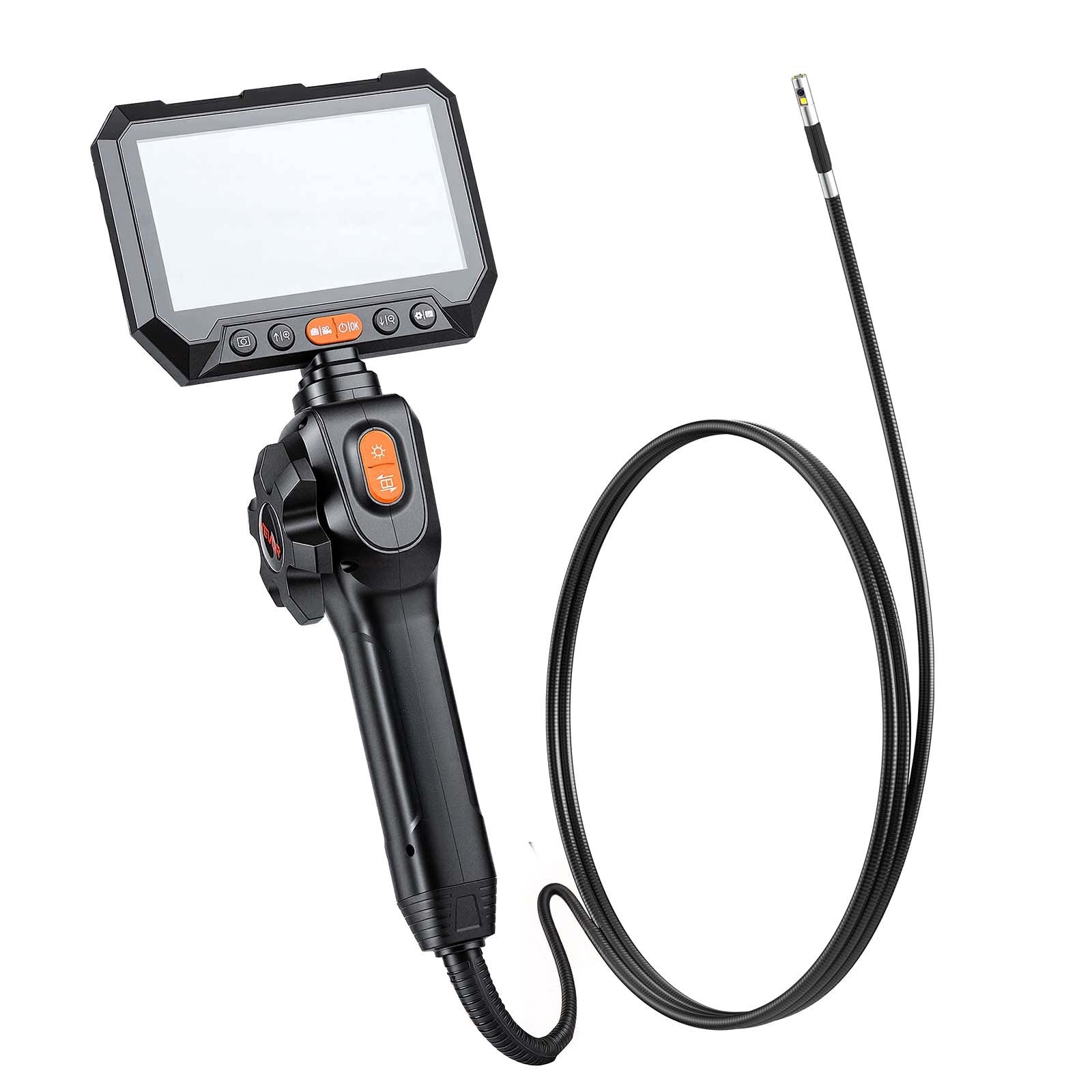 VEVOR Endoscope Camera with Two-Way Moving Head and 5" Display
