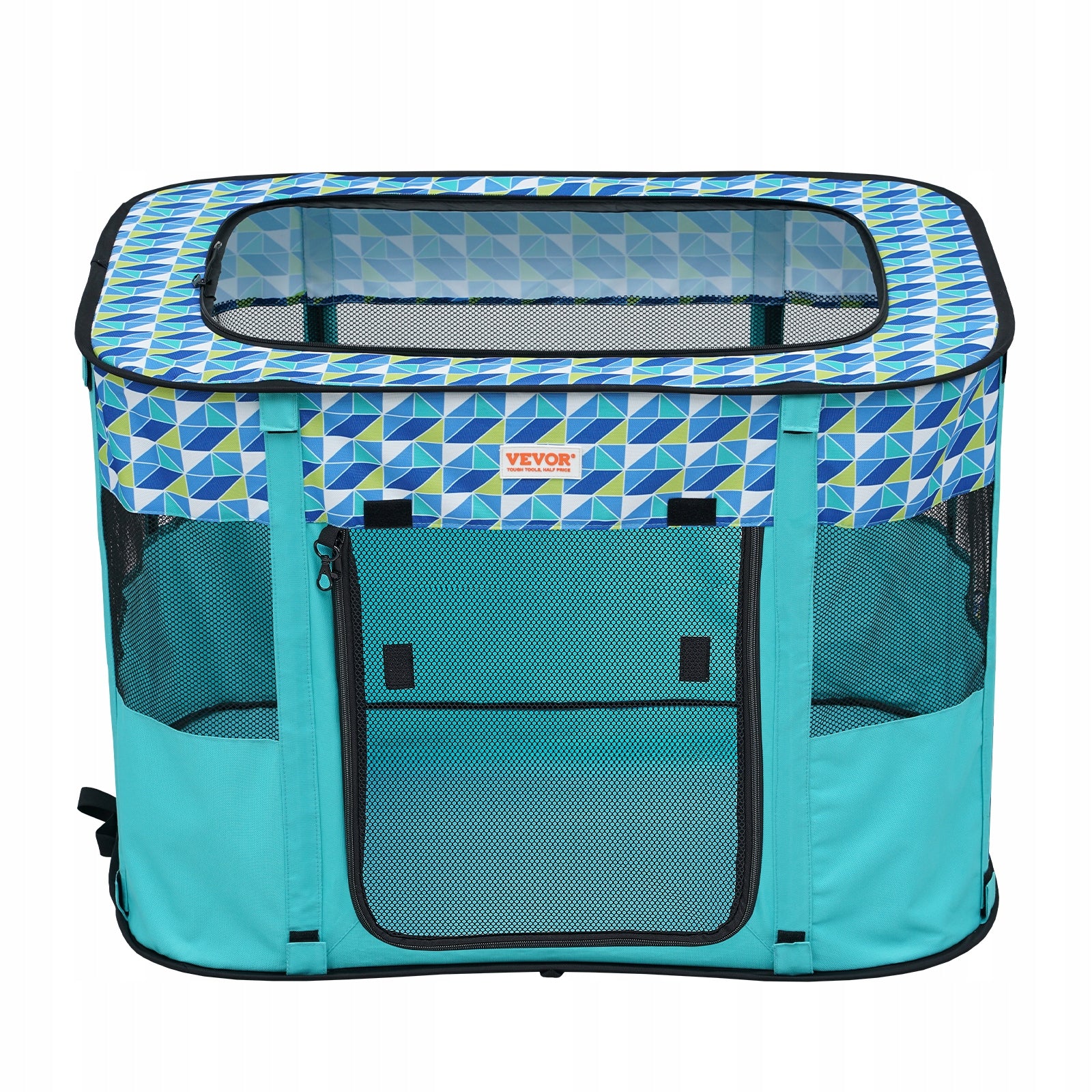 VEVOR Foldable Pet Playpen 32x24x22in Portable Waterproof 600D Oxford Length 81.2 cm