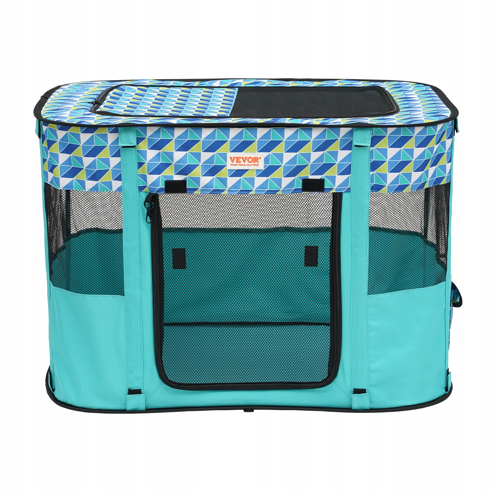VEVOR Foldable Pet Playpen 32x24x22in Portable Waterproof 600D Oxford Trade name SX5012