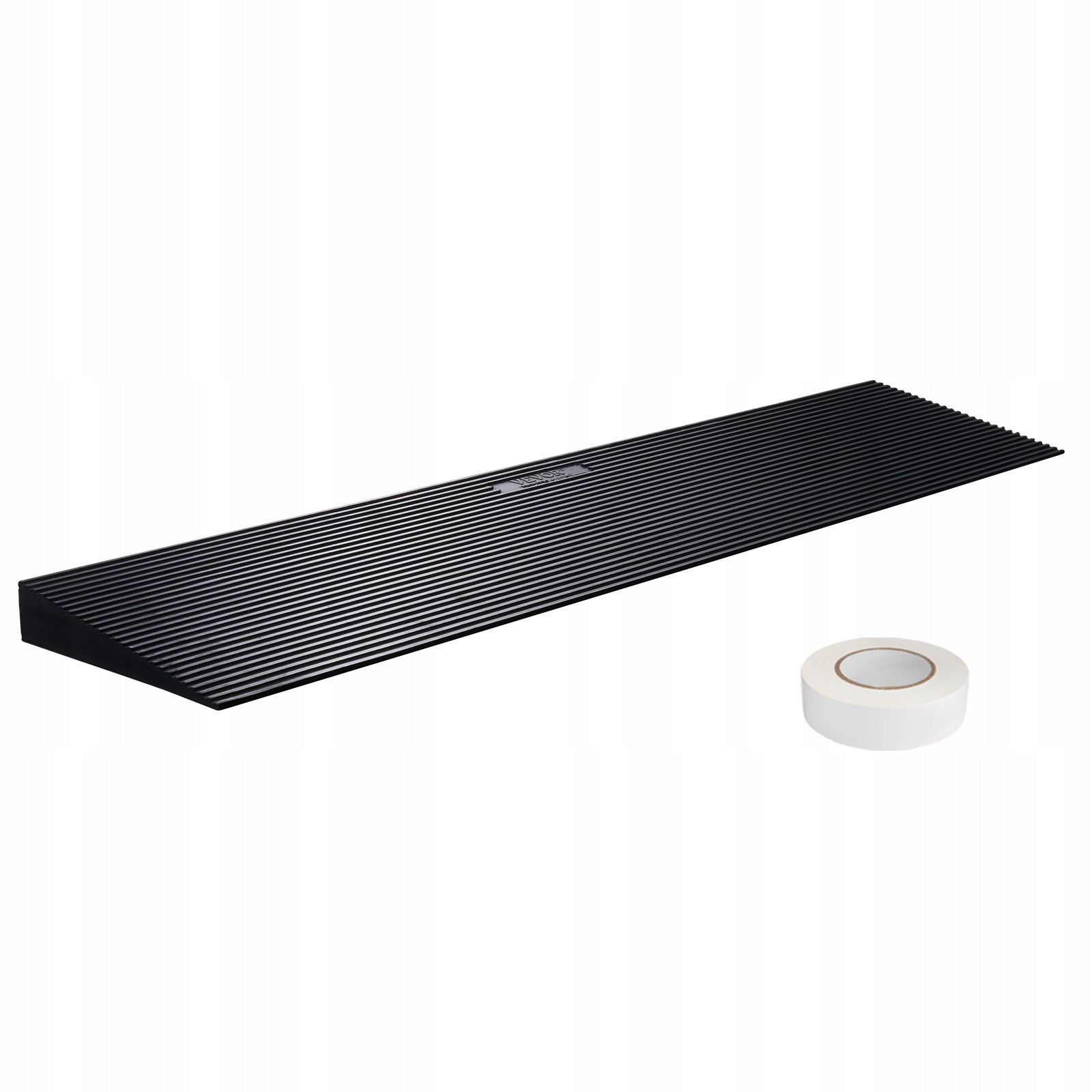 VEVOR Full Rubber Threshold Ramp Load Capacity 15T 90x20x4CM Self-Adhesive