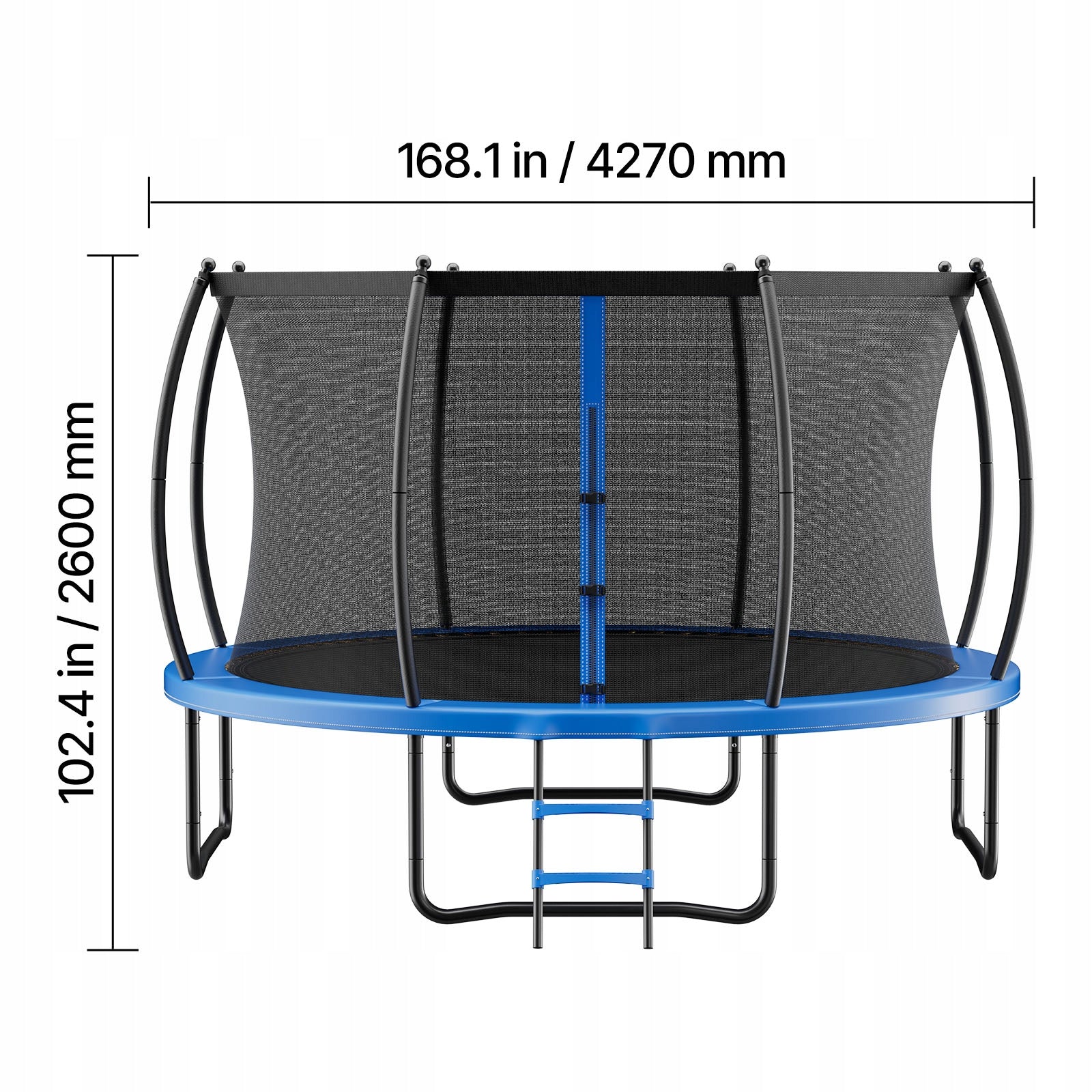 VEVOR Garden Trampoline 427CM Waterproof And Durable With Protective Cover Brand Vevor