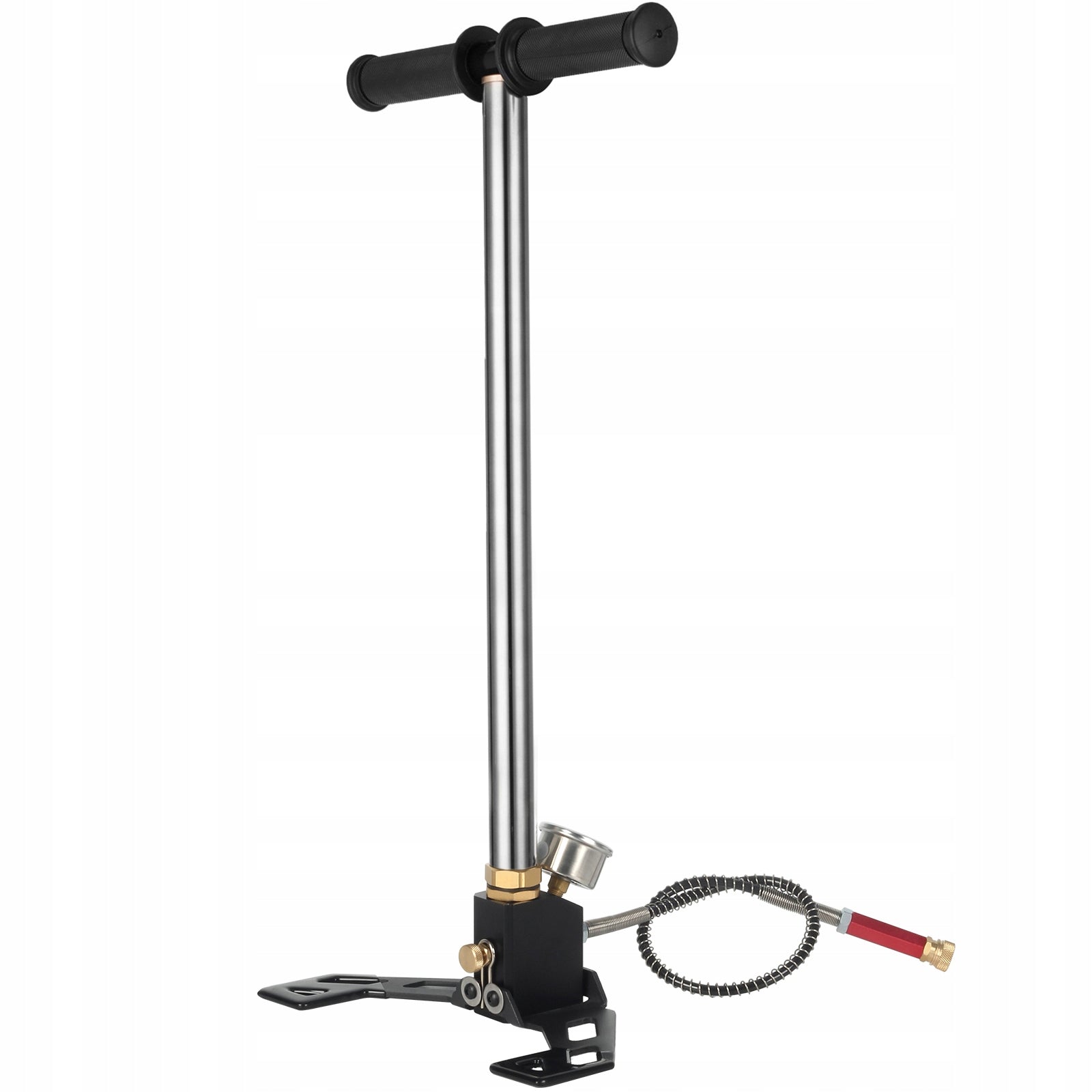VEVOR Hand Pump 4500PSI 3-Degree Portable Floor Pump Silver Brand Vevor