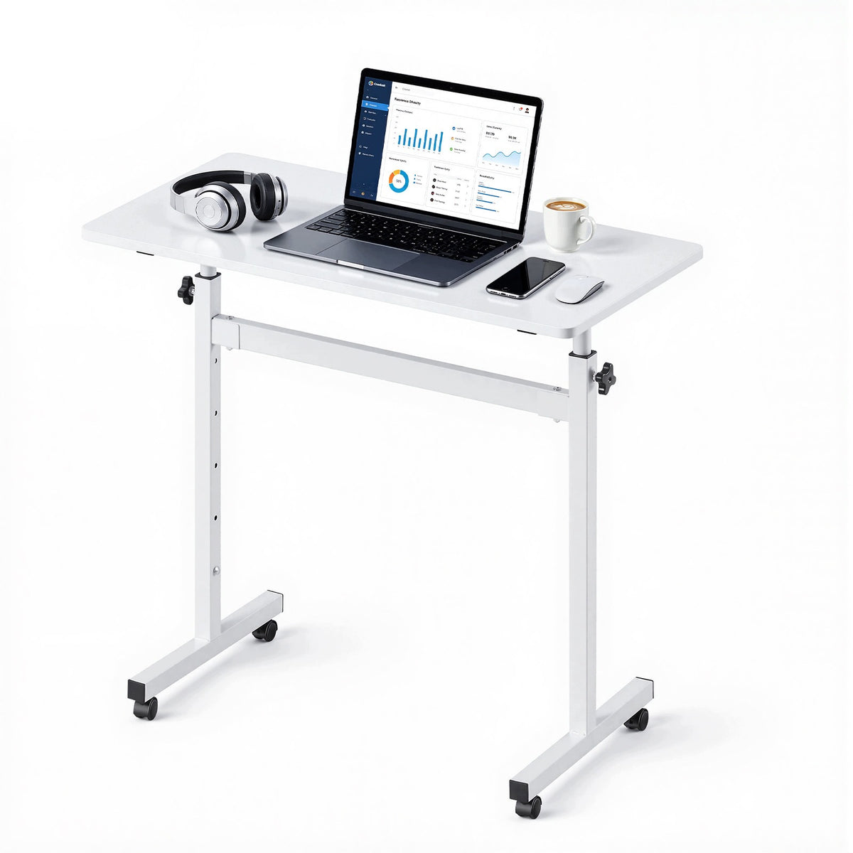 VEVOR Height Adjustable Computer Desk 700-1115MM Carrying 25KG