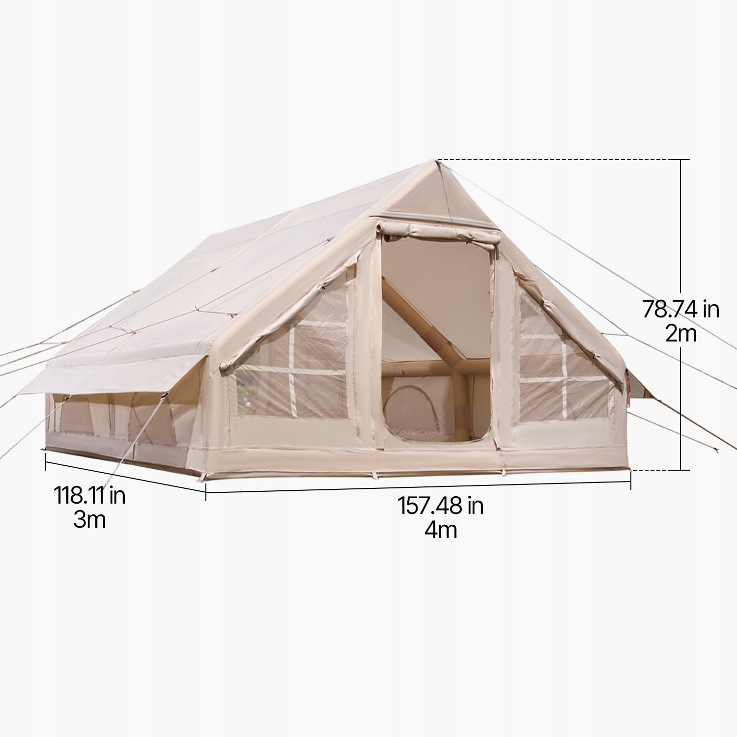 VEVOR Inflatable Camping Tent 4x3x2M For 5-8 People Oxford 300D Manufacturer code KJZP431MCQWZ