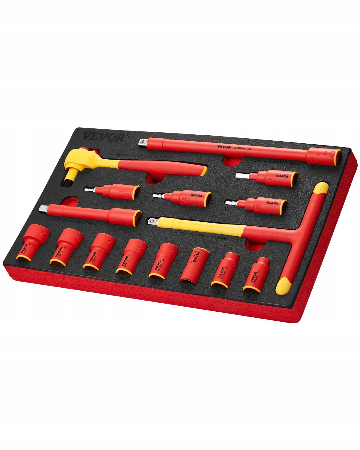 VEVOR Insulated Screwdriver Set 16Pcs 1000V For Industrial Technicians