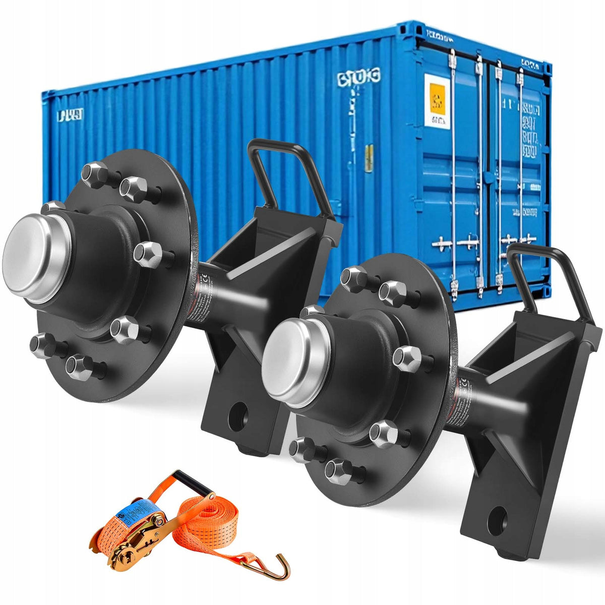 VEVOR Lift 6-12M 8 Holes 4000KG Wheels For Transport Containers