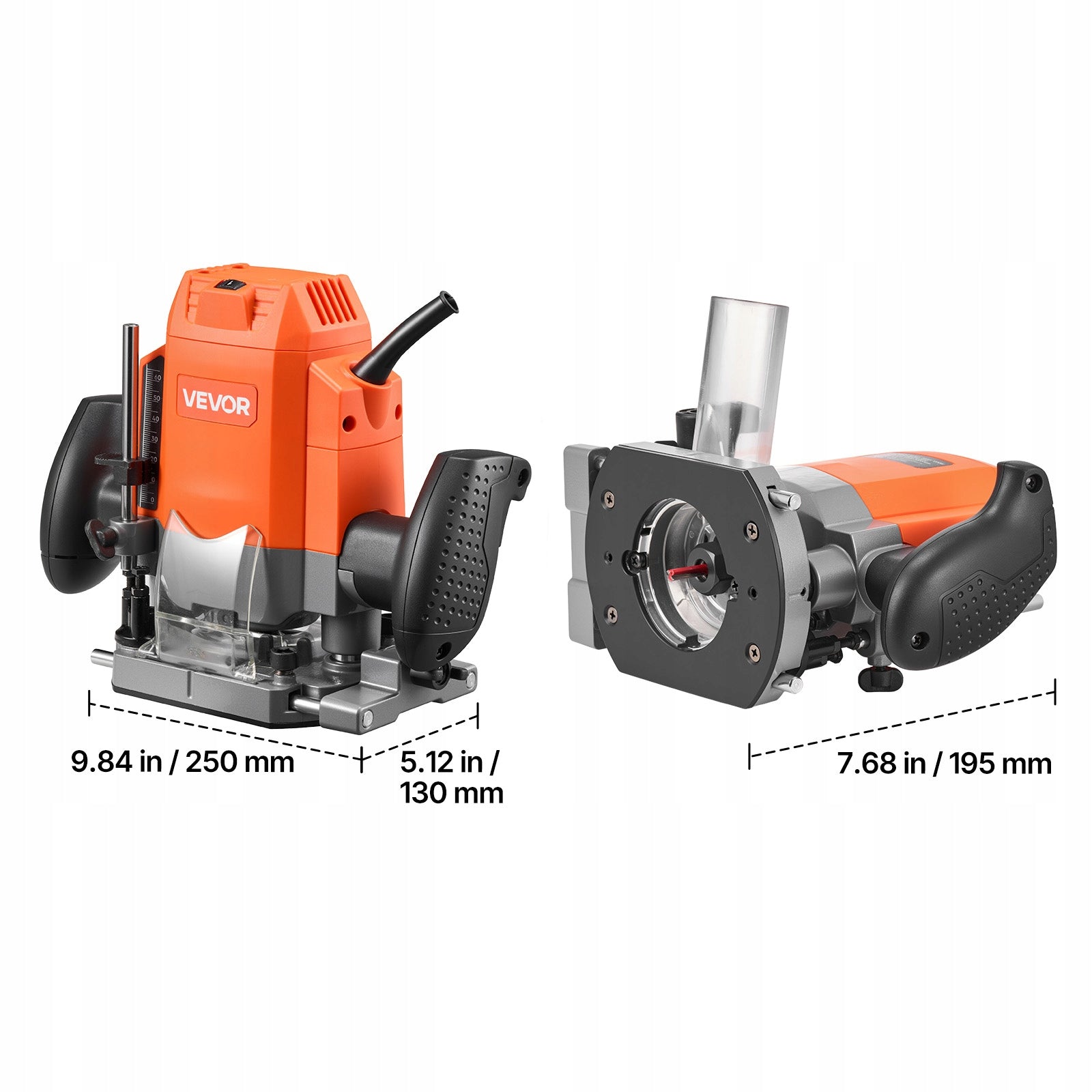 VEVOR Manual Milling Machine 1200W Adjustable Speed And Dust Extraction Manufacturer code YXKBJCRSDZJ