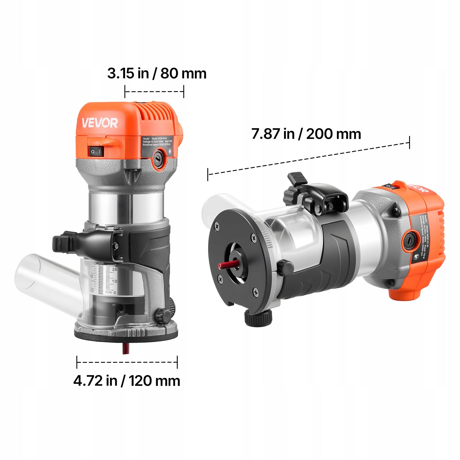VEVOR Manual Milling Machine 710W With Variable Speed And Dust Extraction Wired Manufacturer code YXKBJGDSDZJS
