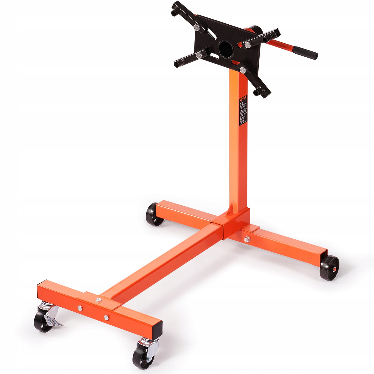 VEVOR Motor Stand Load Capacity 340KG With 4 Wheels Rotary and Adjustable