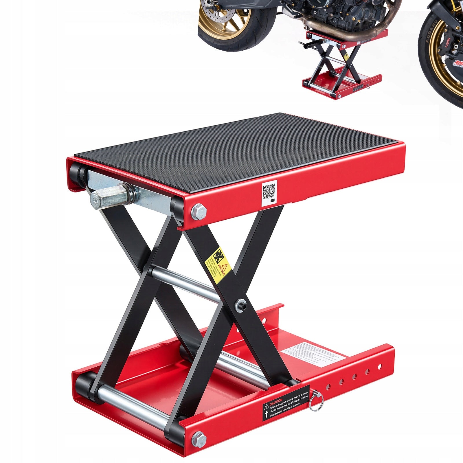 VEVOR Motorcycle Lift Lifting Capacity 499KG 95 – 34CM Steel Scissor Lift