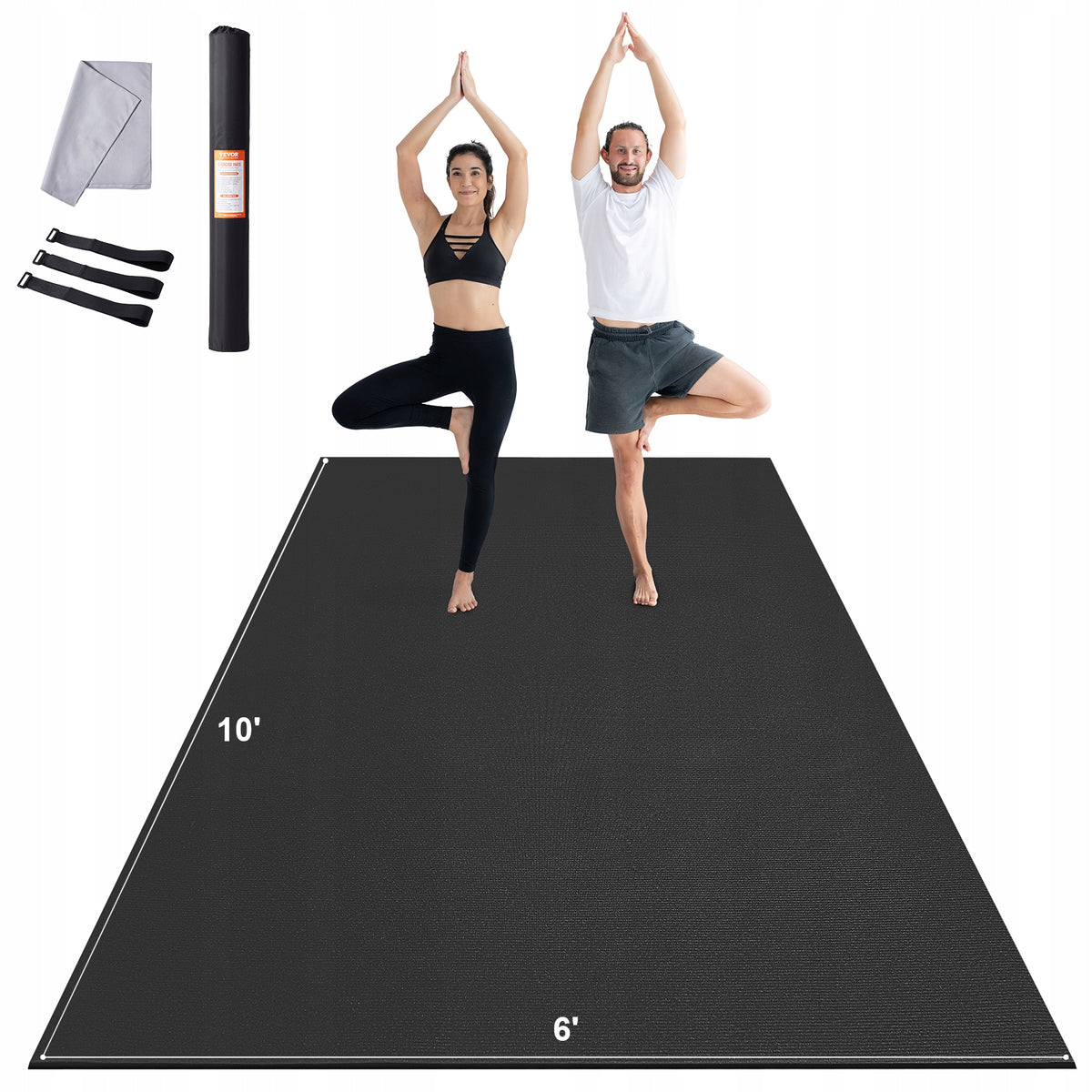 VEVOR PVC Training Mat For Men And Women 305x183CM Non-Slip