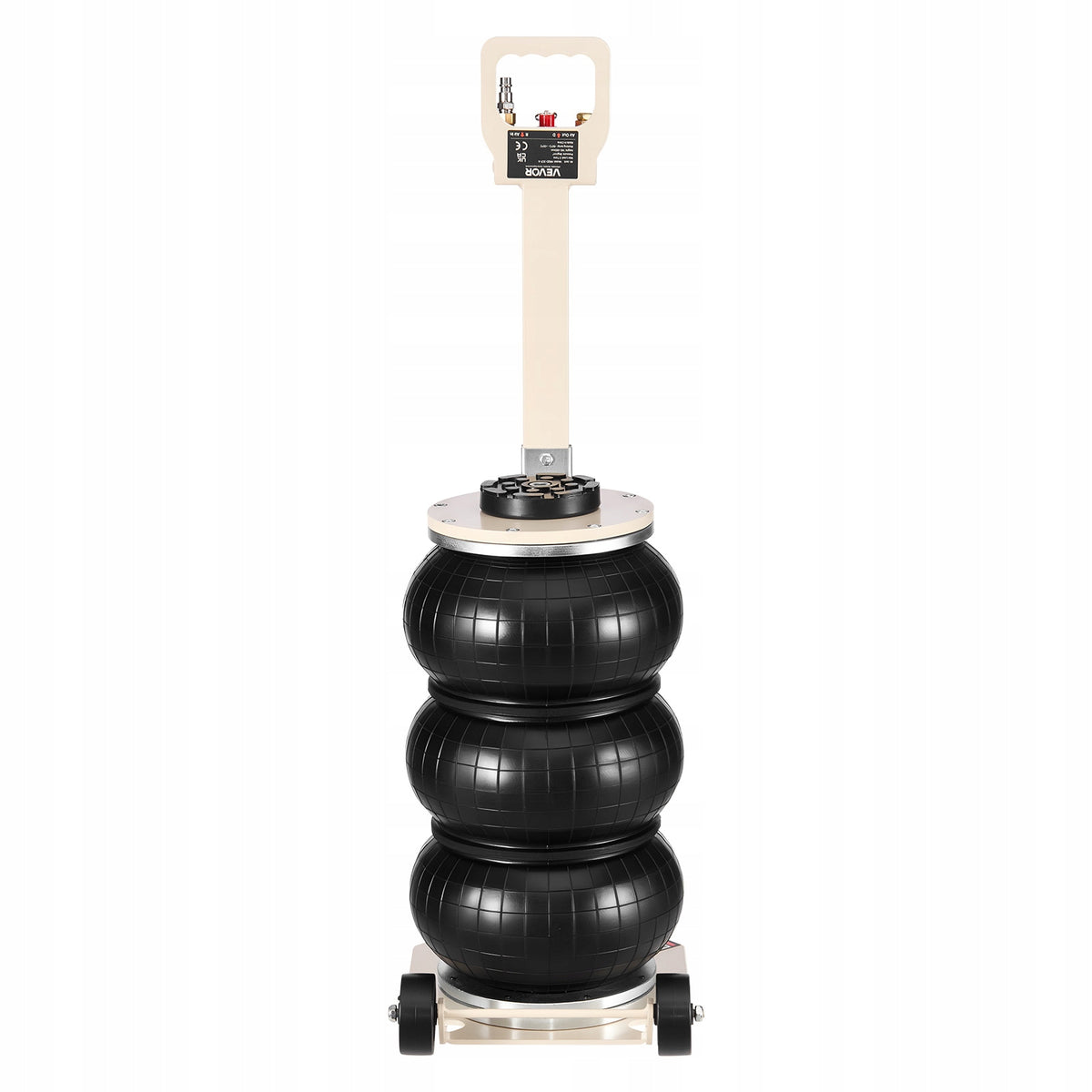 VEVOR Pneumatic Lift Load Capacity 3T Lifting Height 14 to 45CM Maximum lifting height 450 mm