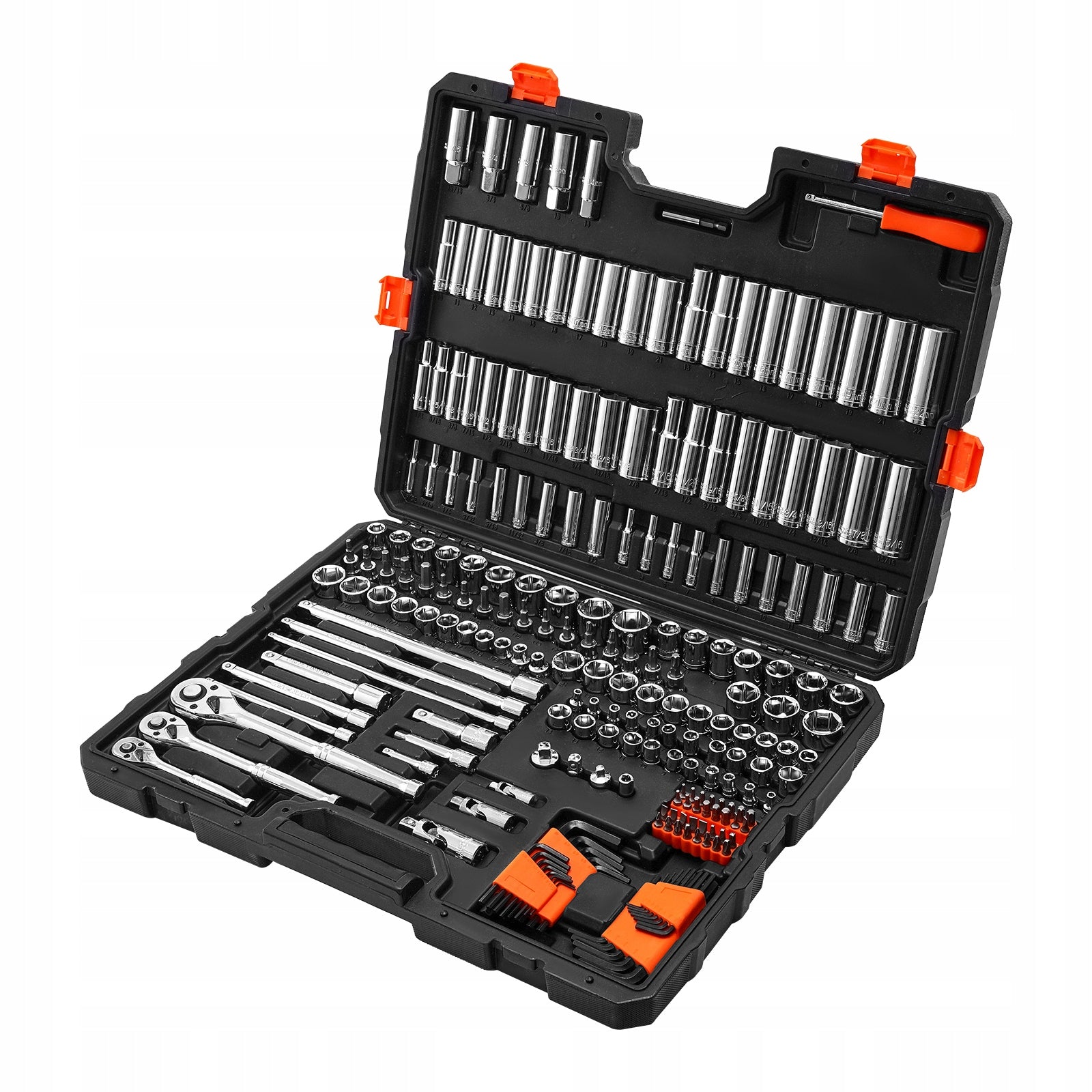 VEVOR Set of Socket Wrenches 225 Elements Deep and Shallow With Suitcase