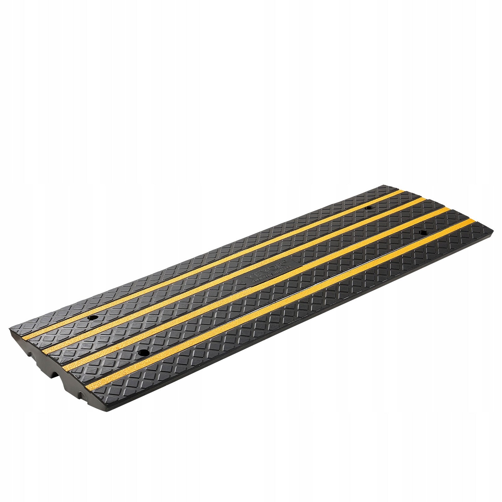 VEVOR Threshold Ramp 122CM Curb Ramp With Yellow Reflective Straps Manufacturer code ZXDBLYPD488XVQ
