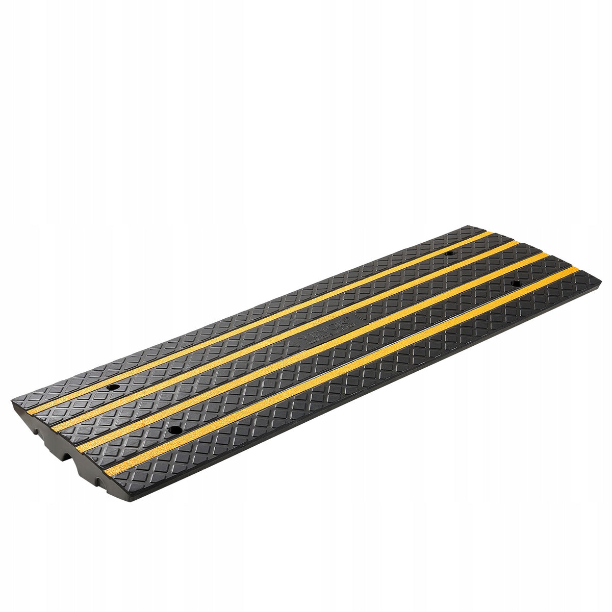 VEVOR Threshold Ramp 2Pcs Curb Ramp With Yellow Reflective Straps Manufacturer code ZXDBLYPD488XVZ