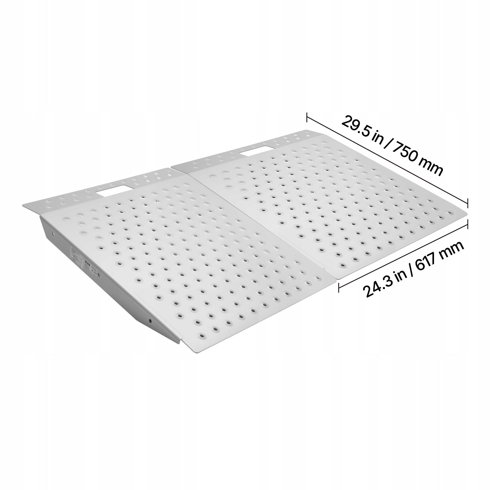 VEVOR Threshold Ramp Load Capacity 340,2KG Non-slip And Durable Easy Installation Manufacturer code PBSMJPD2924IW