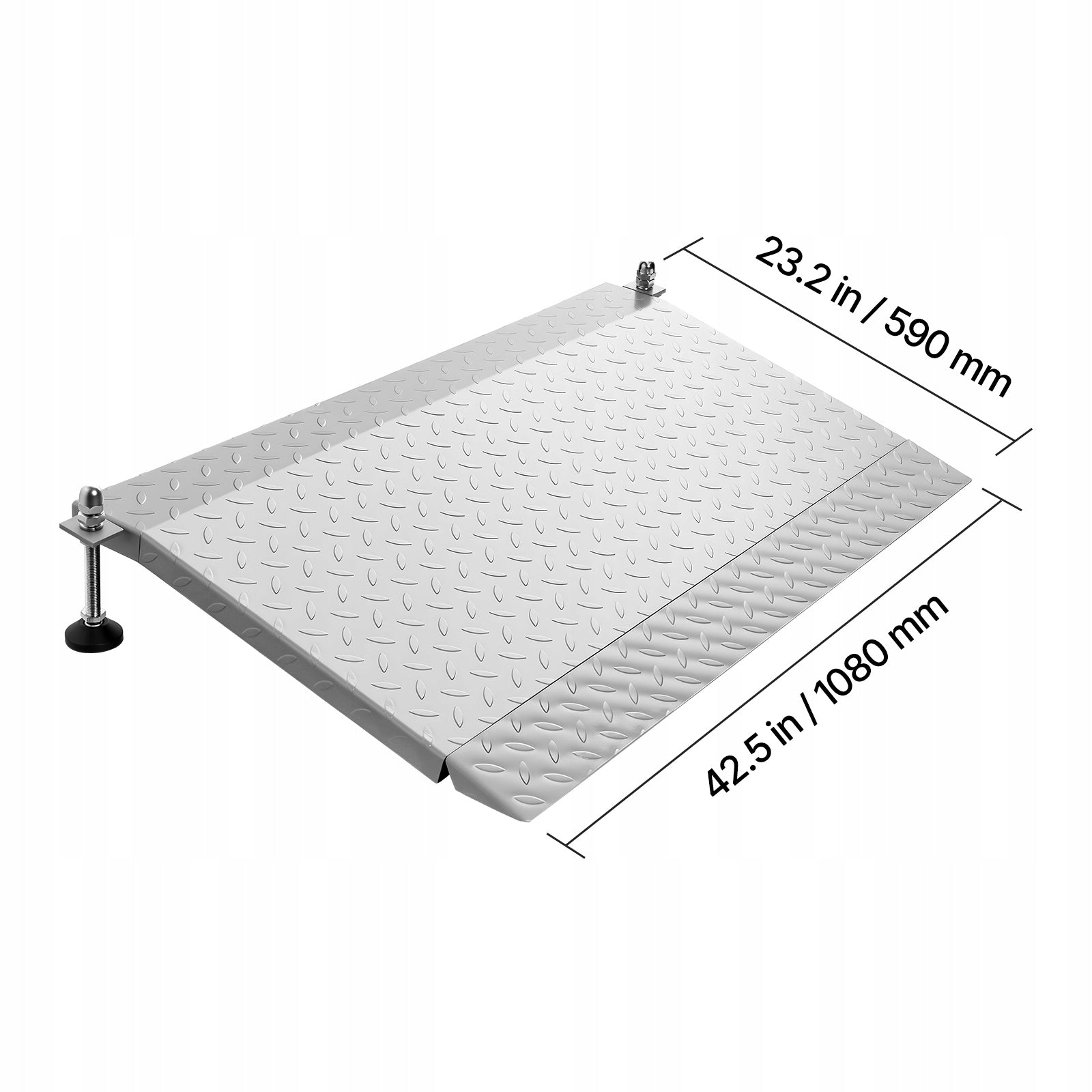 VEVOR Threshold Ramp Load capacity 453,6KG Non-slip With Adjustable Height Manufacturer code PBSMJPD39424B