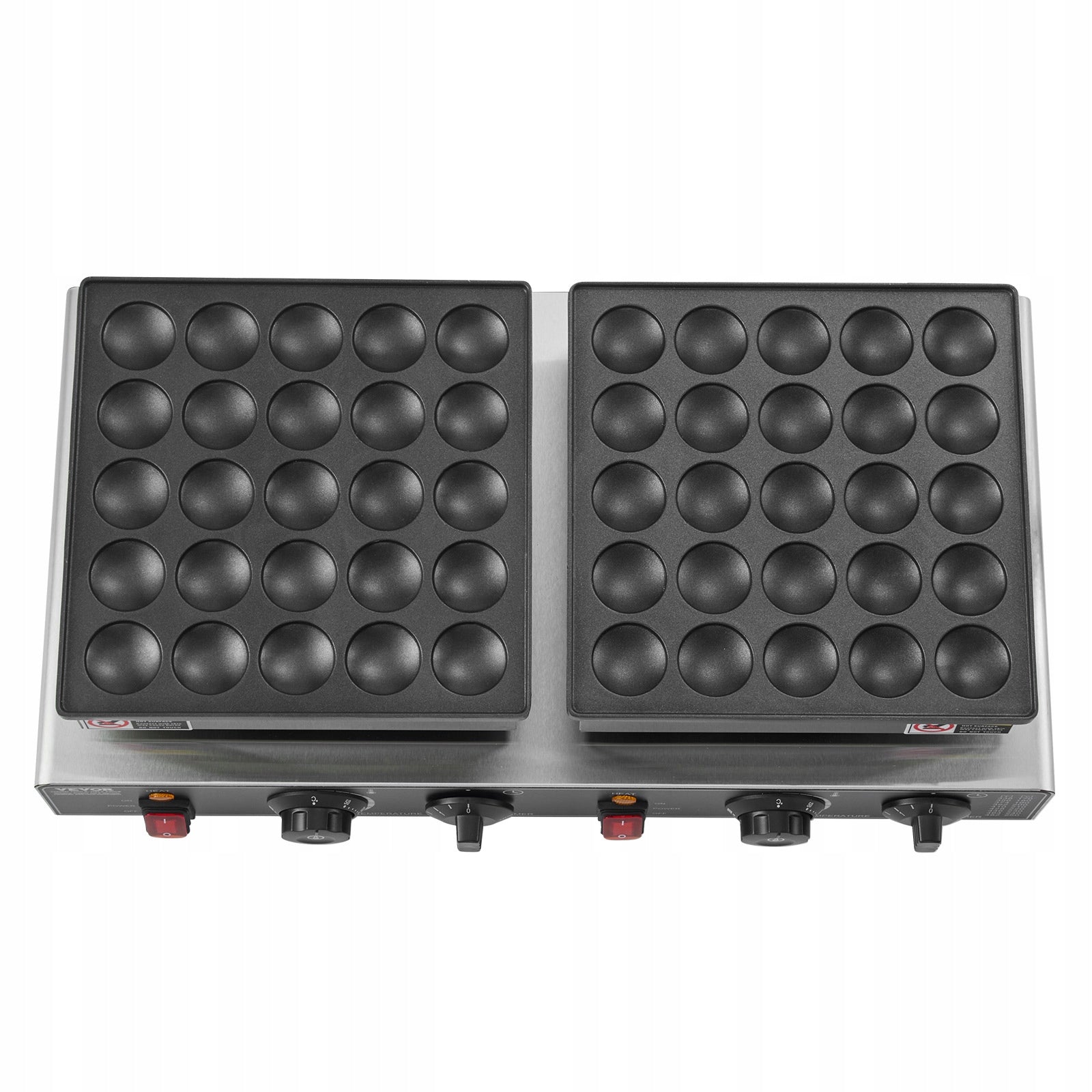 VEVOR Waffle Iron 1800W Dorayaki With Anti-Adhesion Coating