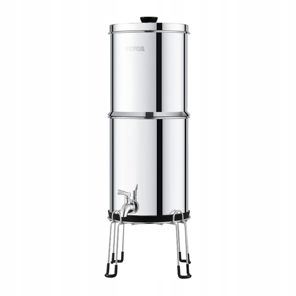 VEVOR Water Filter With 2 Ceramic Carbon Filters Stainless Steel