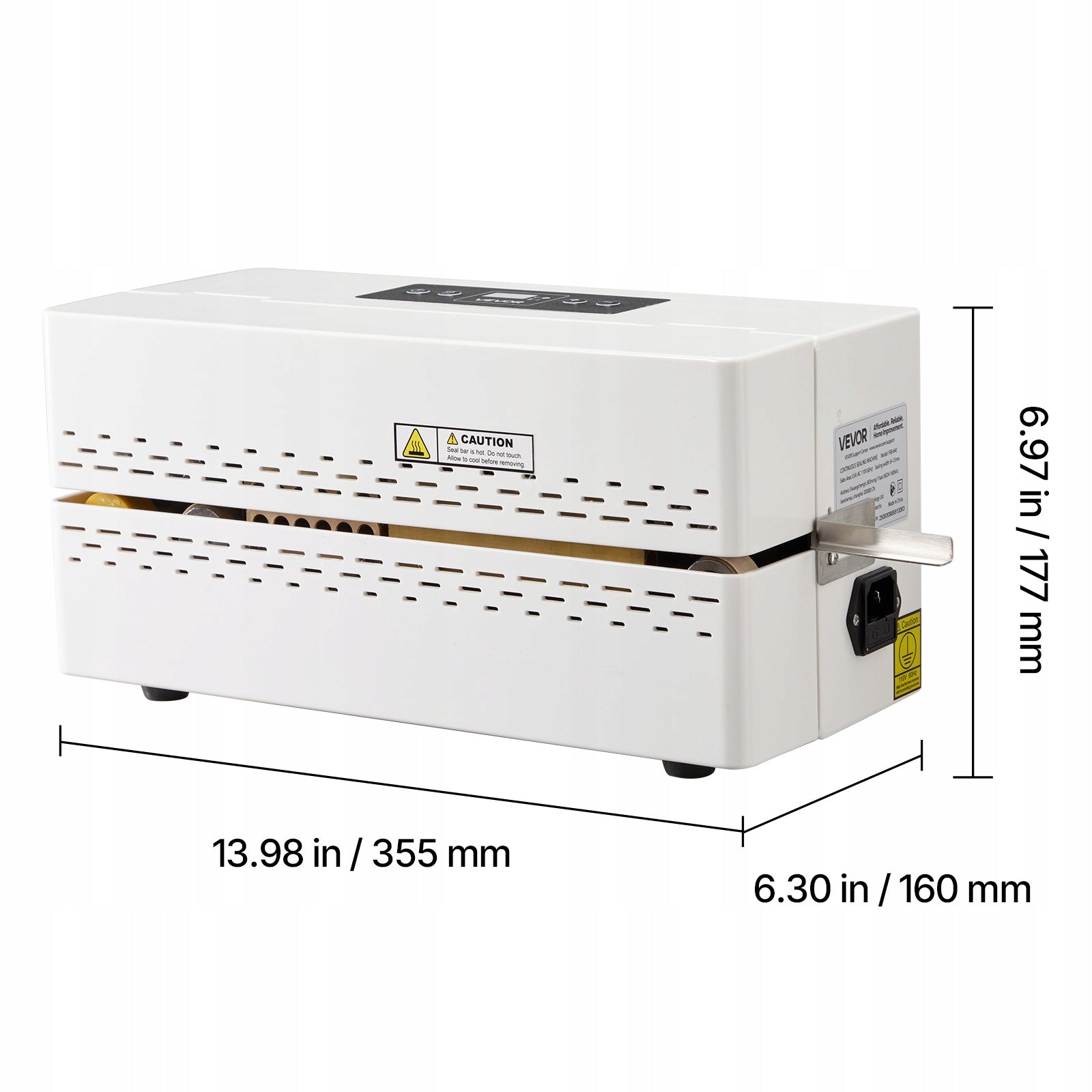 VEVOR Welding Machine Welding Width 8-12MM With Digital Temperature Control EAN (GTIN) 197988168973