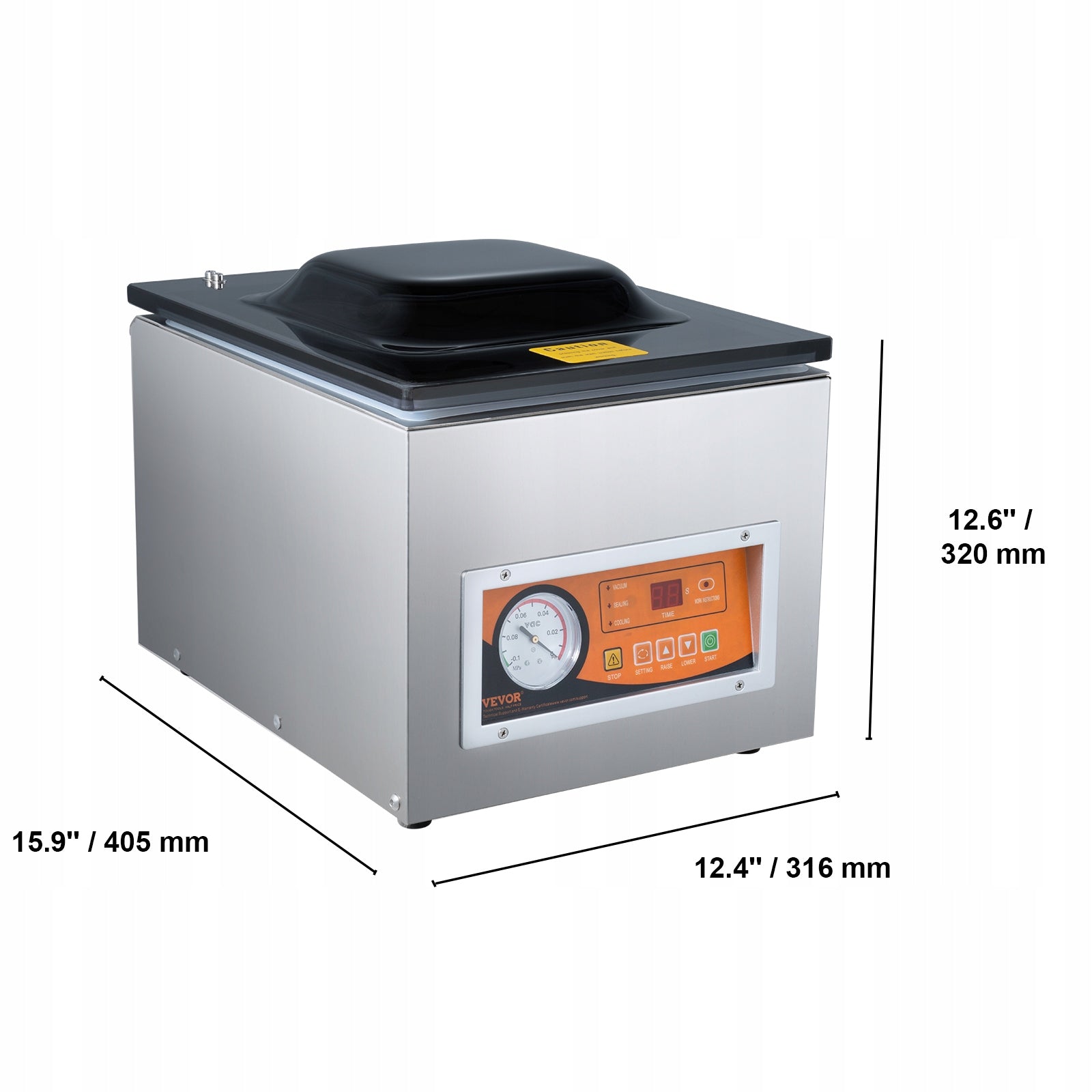 VEVOR Zgrzewarka Próżniowa Komorowa 260W Z Długością Zgrzewania 260mm Manufacturer code TSQSZKFKJTSYF-260