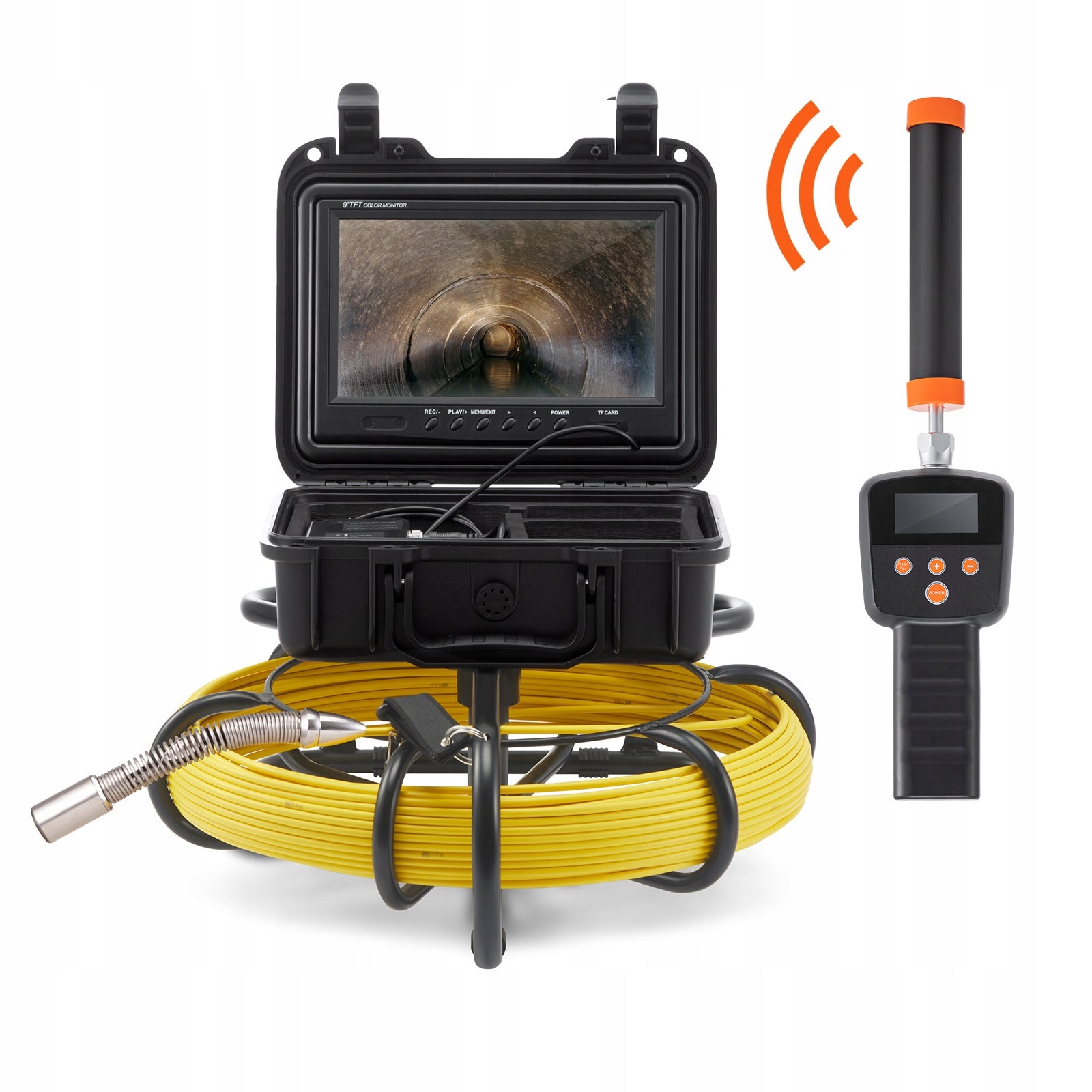 VEVOR inspection camera for 9" 50M LCD 512Hz pipes Brand Vevor