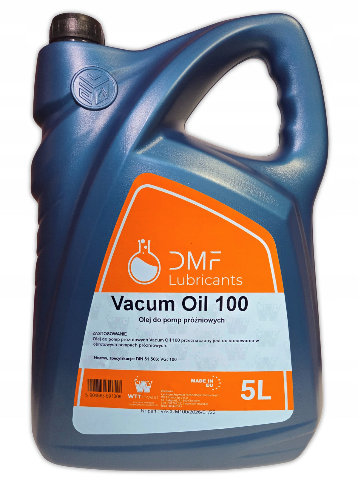 VG 100 5L Vacuum Pump Oil | DMF Vacuum Oil 100